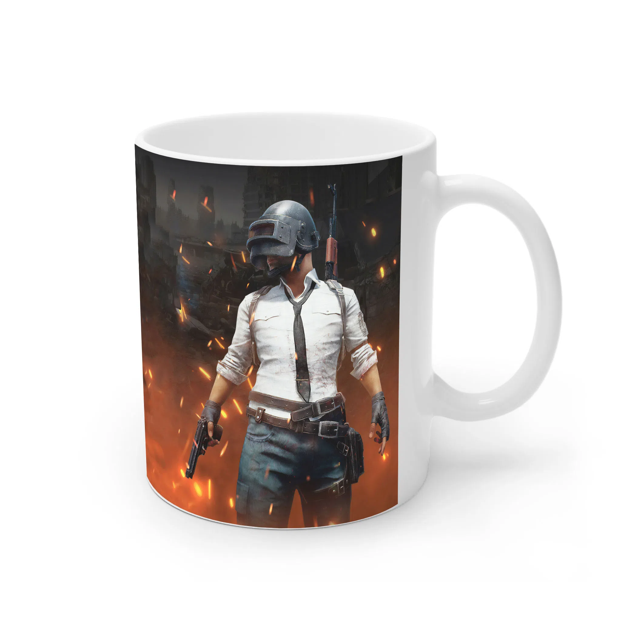 ماگ لیمینات طرح بازی پابجی PUBG Game کد NM8933 — تصویر 2