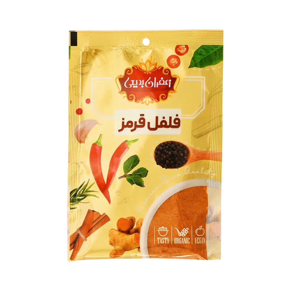 ادویه فلفل قرمز بدیعی ساشه
