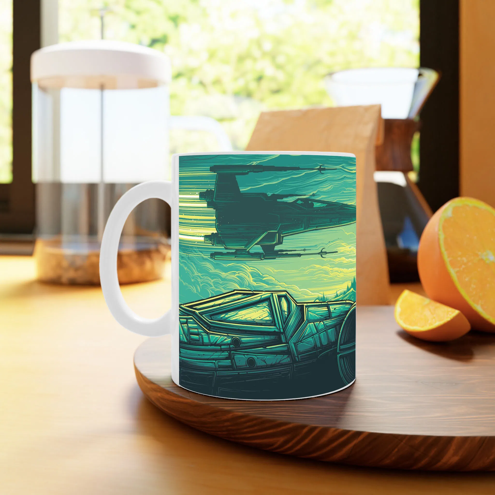 ماگ لیمینات طرح فیلم جنگ ستارگان Star Wars کد NM12551 — تصویر 3