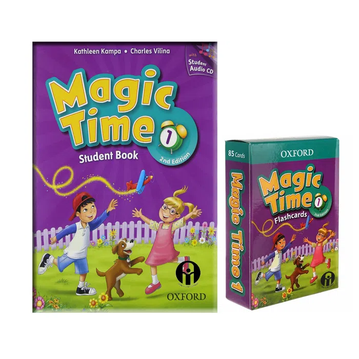 کتاب Magic Time 1 And Flash Cards اثر Kathleen Kampa And Charles Vilina انتشارات الوندپویان به همراه فلش کارت