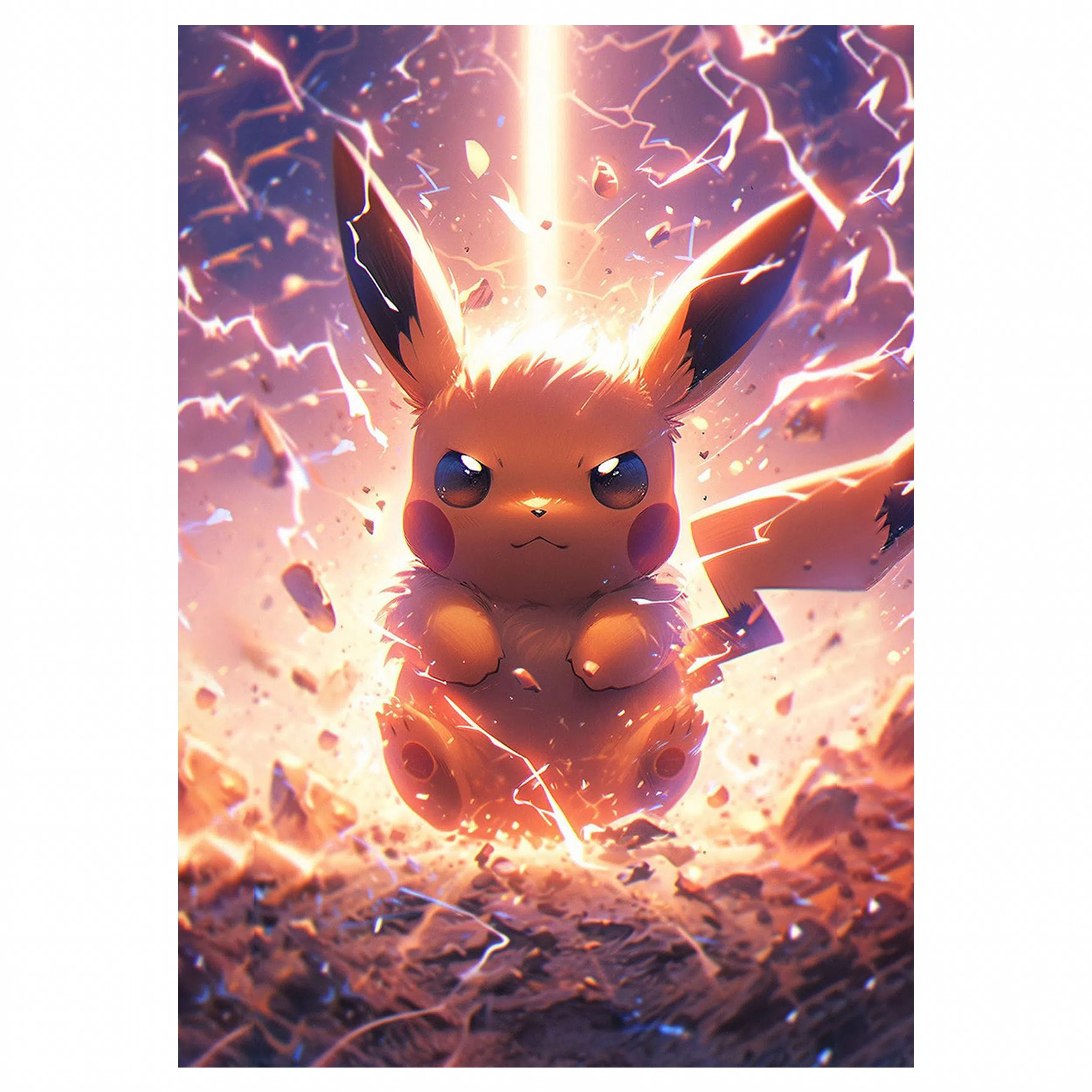 تابلو شاسی لیمینات طرح انیمه پوکمون Pokemon مدل NV1278