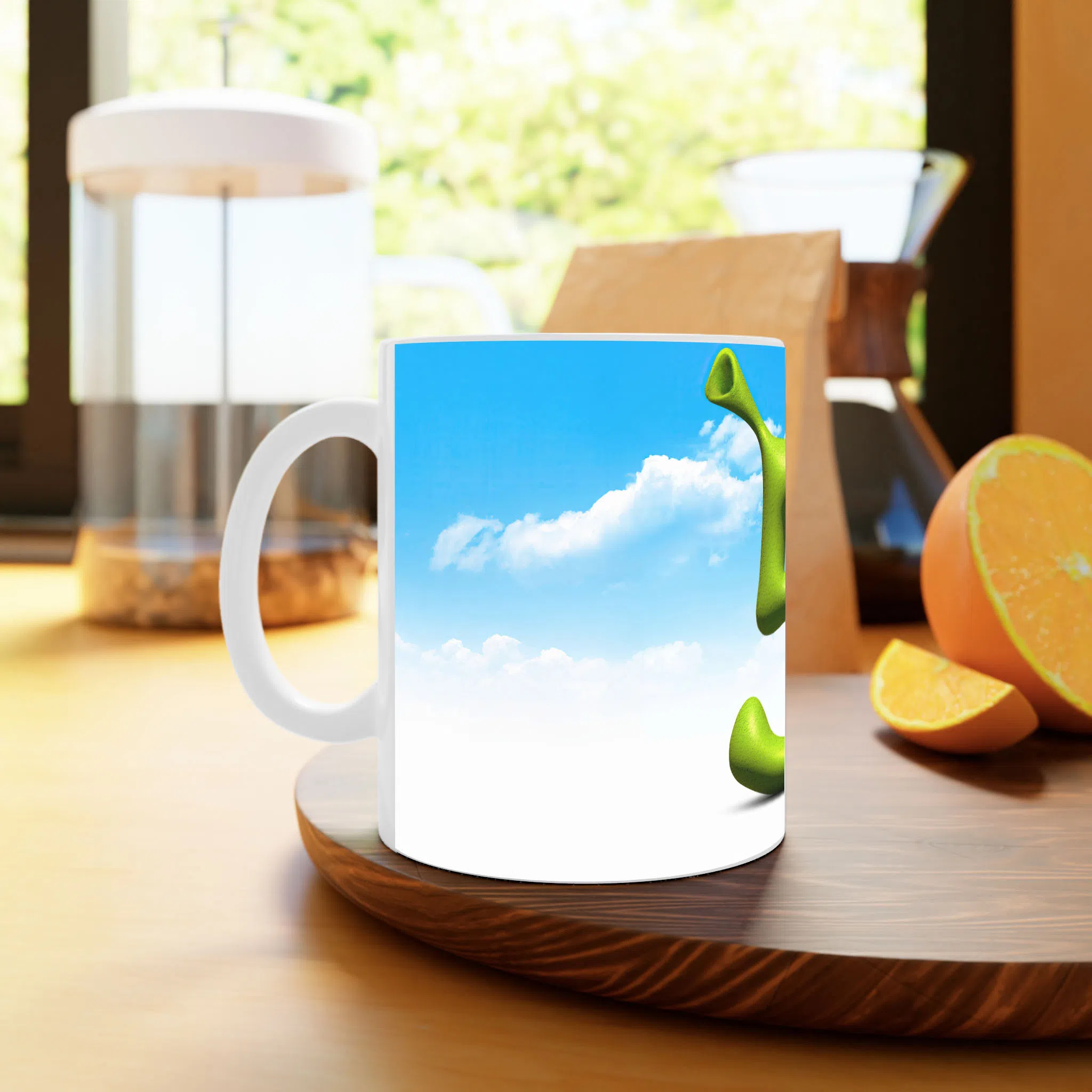 ماگ لیمینات طرح فیلم شرک Shrek کد NM12270 — تصویر 3