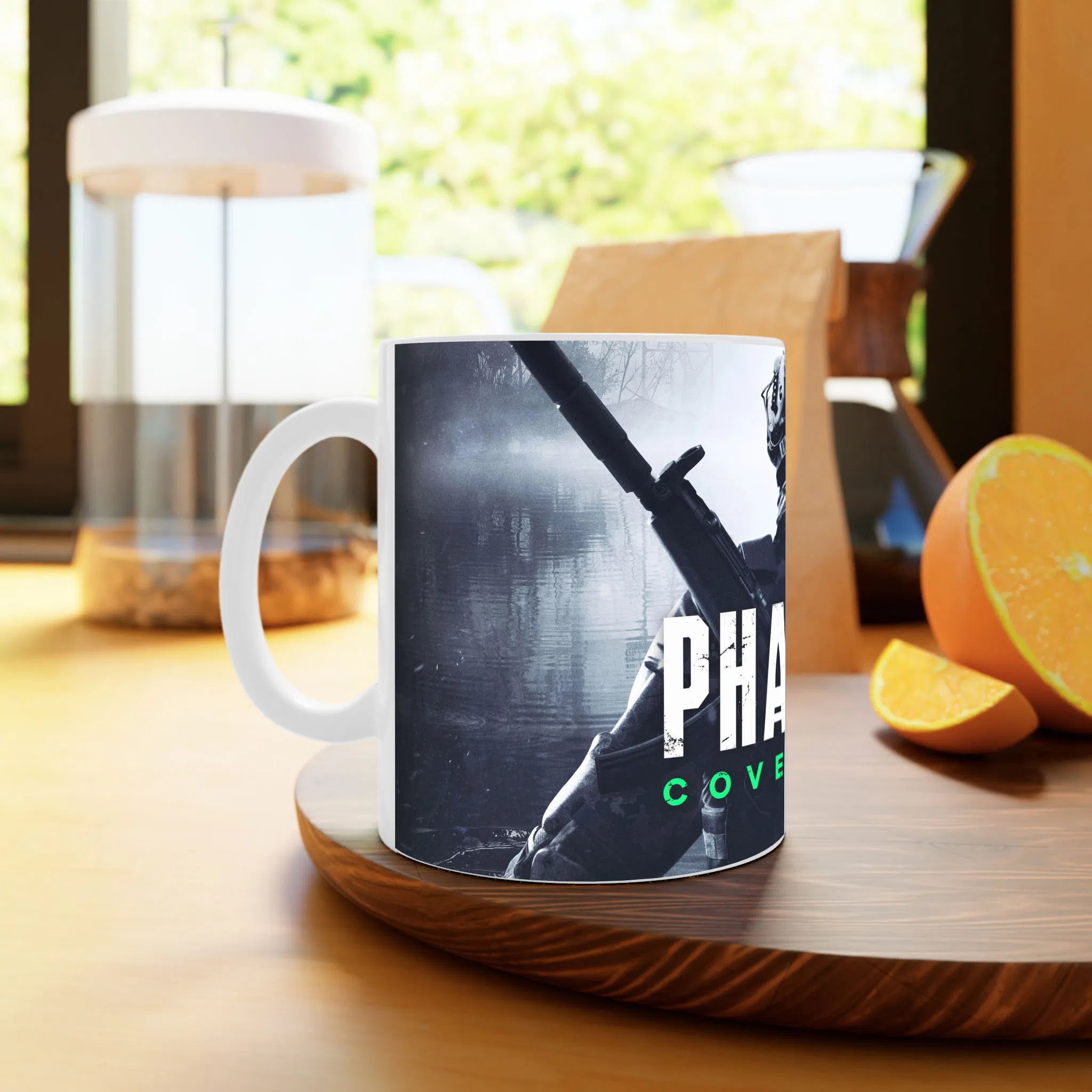 ماگ لیمینات طرح بازی Phantom Game کد NM8833 — تصویر 2