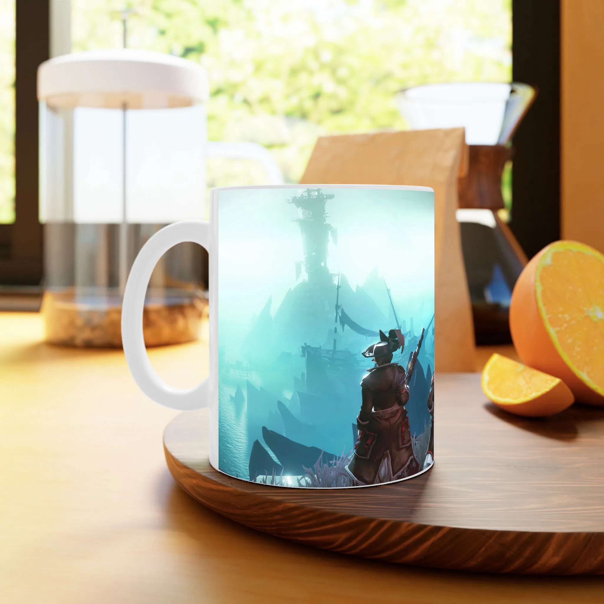 ماگ لیمینات طرح بازی Sea of Thieves Game کد NM9375 — تصویر 2