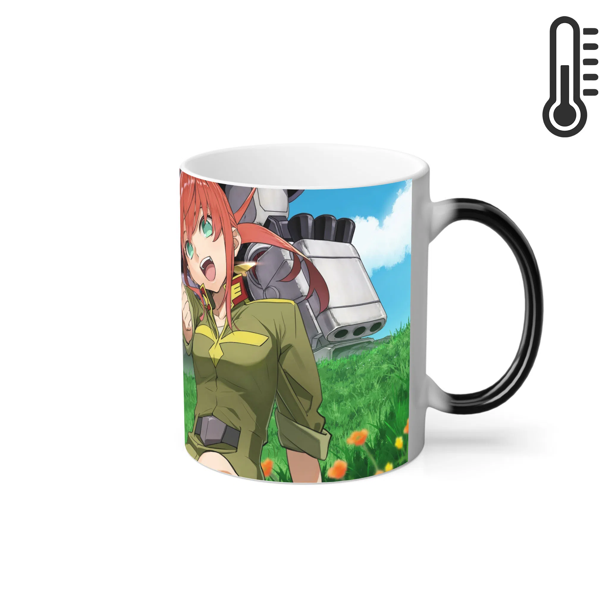 ماگ حرارتی لیمینات طرح انیمه Gundam کد NM0857 — تصویر 2
