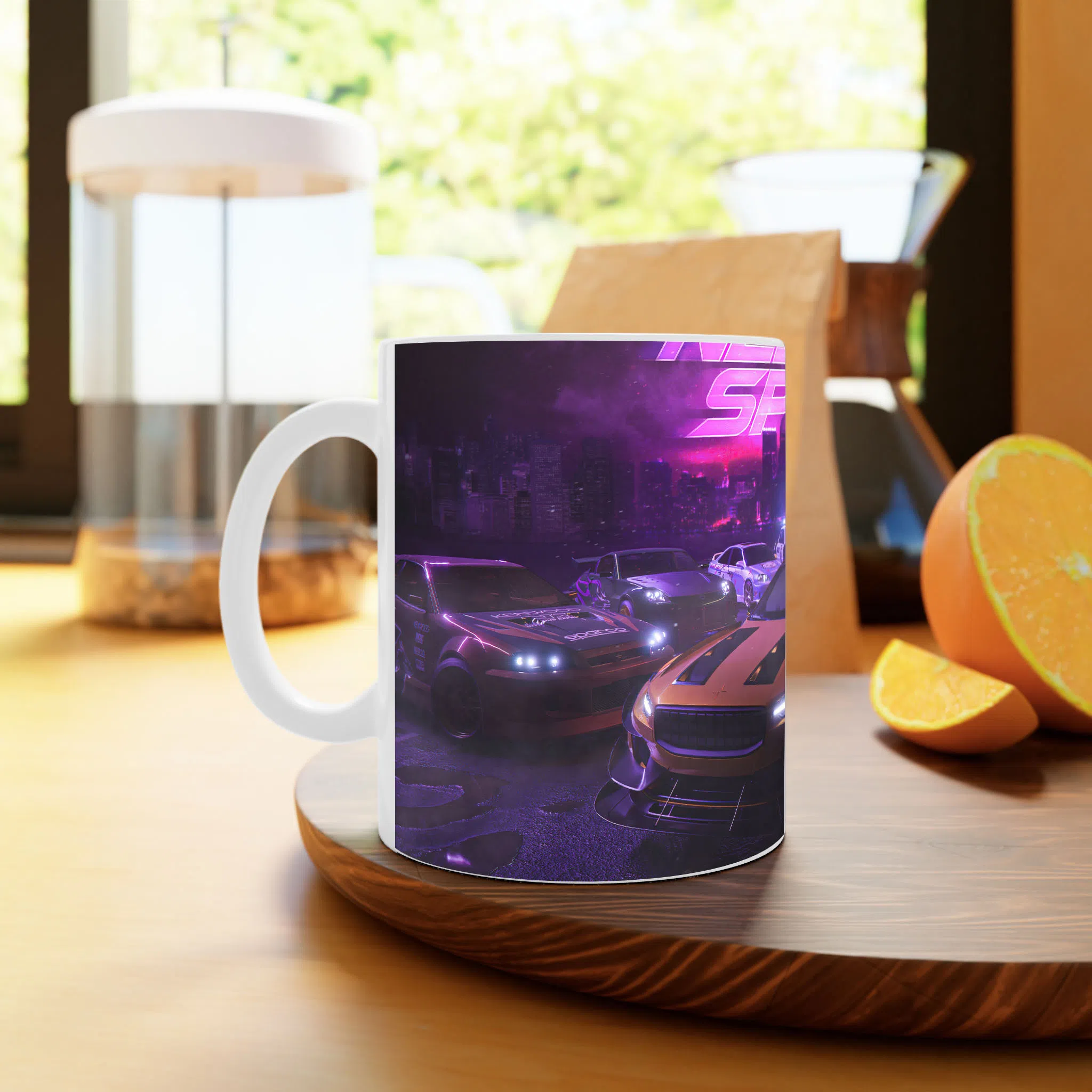 ماگ لیمینات طرح Need For Speed Game کد NM8625 — تصویر 3