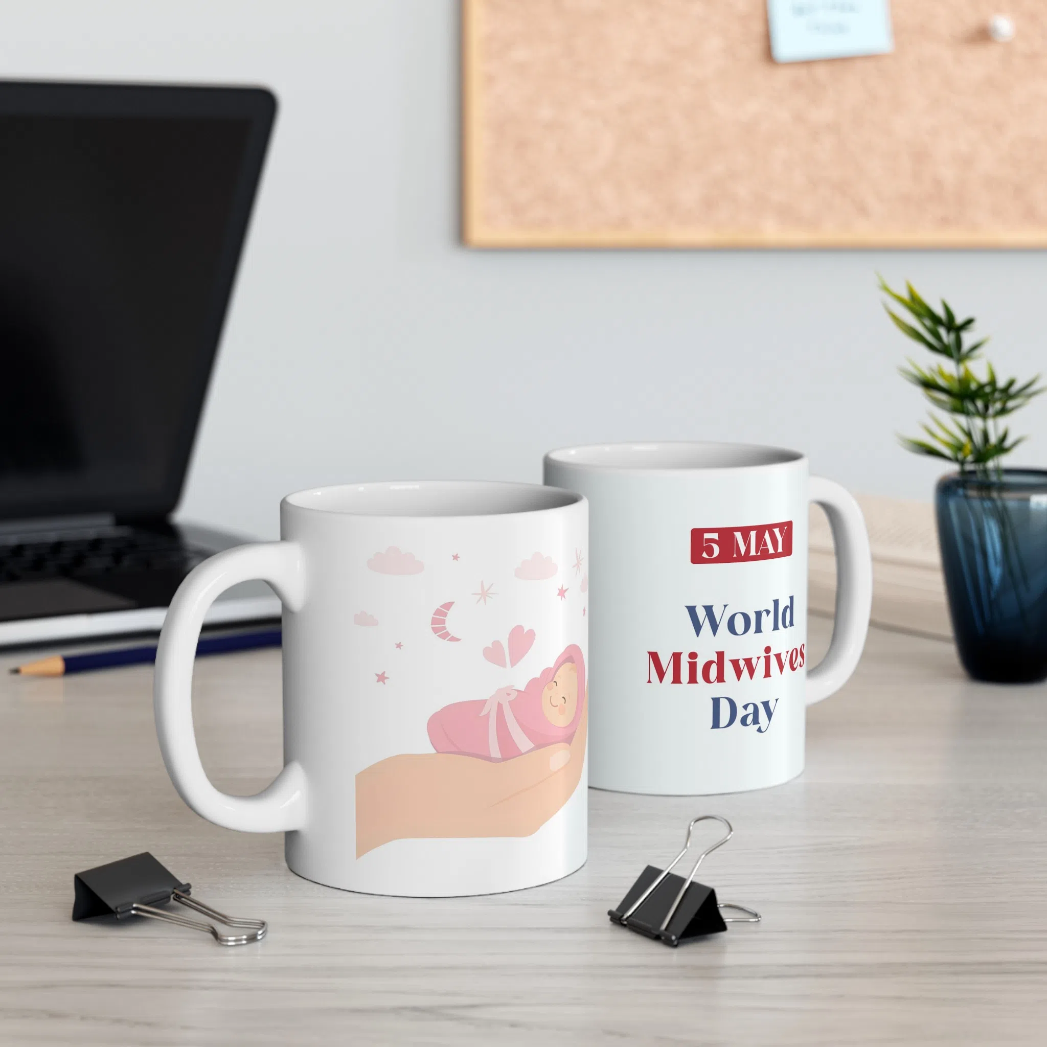 ماگ طرح روز ماما مدل NM3309 — تصویر 9