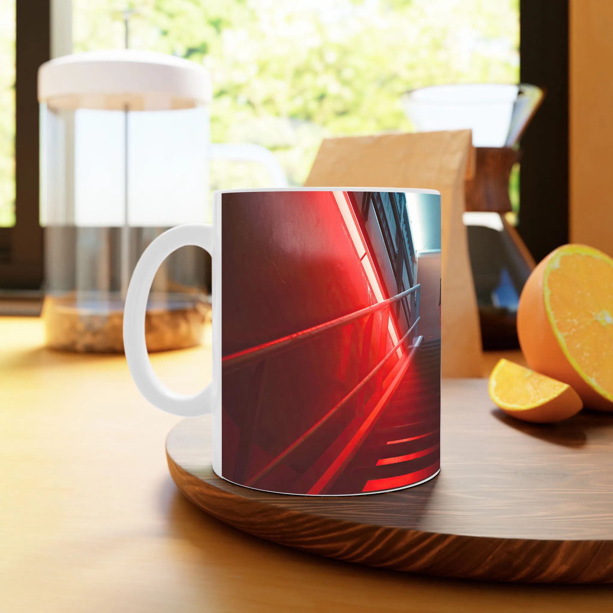 ماگ لیمینات طرح بازی سایبرپانک Cyberpunk 2077 Game کد NM6678 — تصویر 4