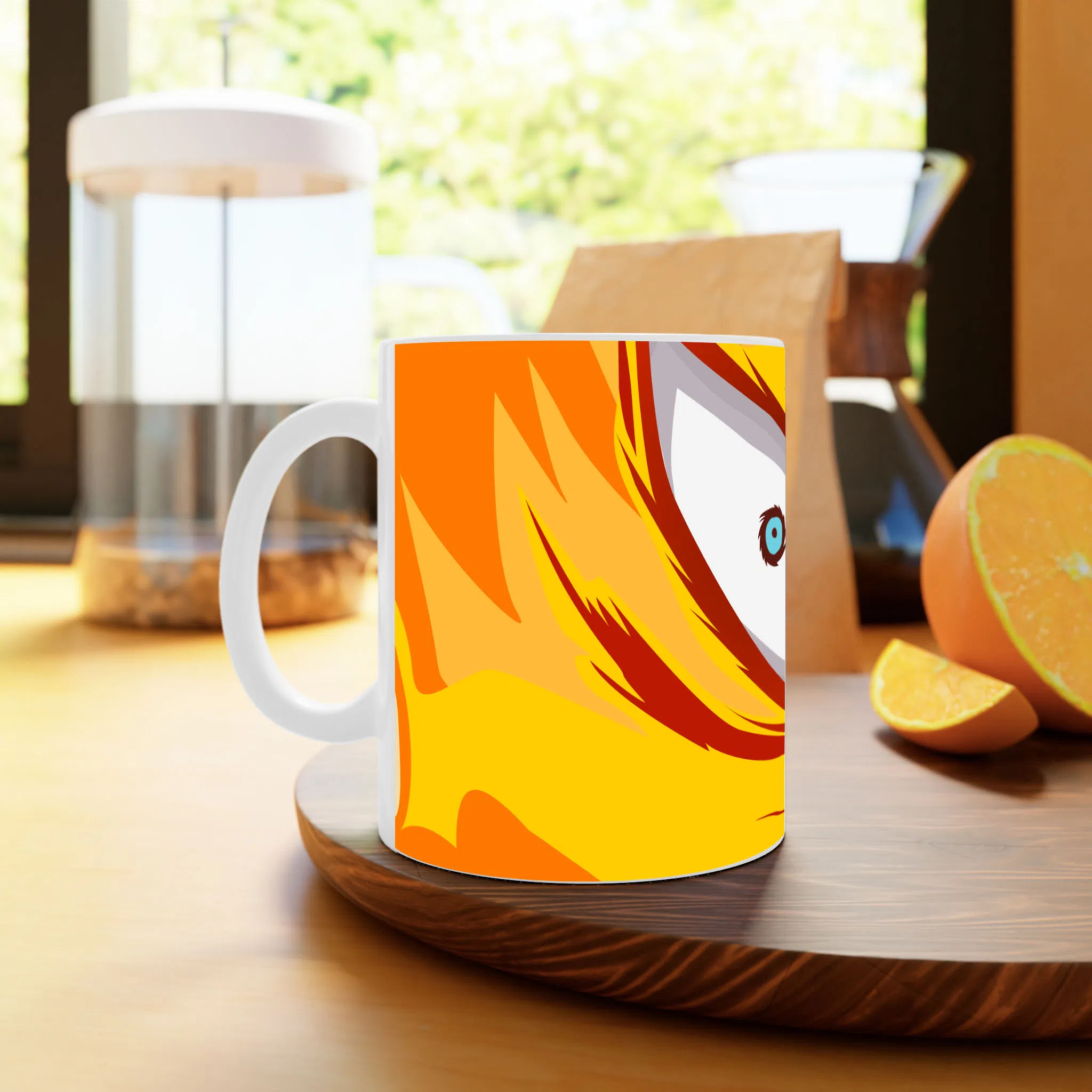 ماگ لیمینات طرح انیمه My Hero Academia - Endeavor کد NM2407 — تصویر 3