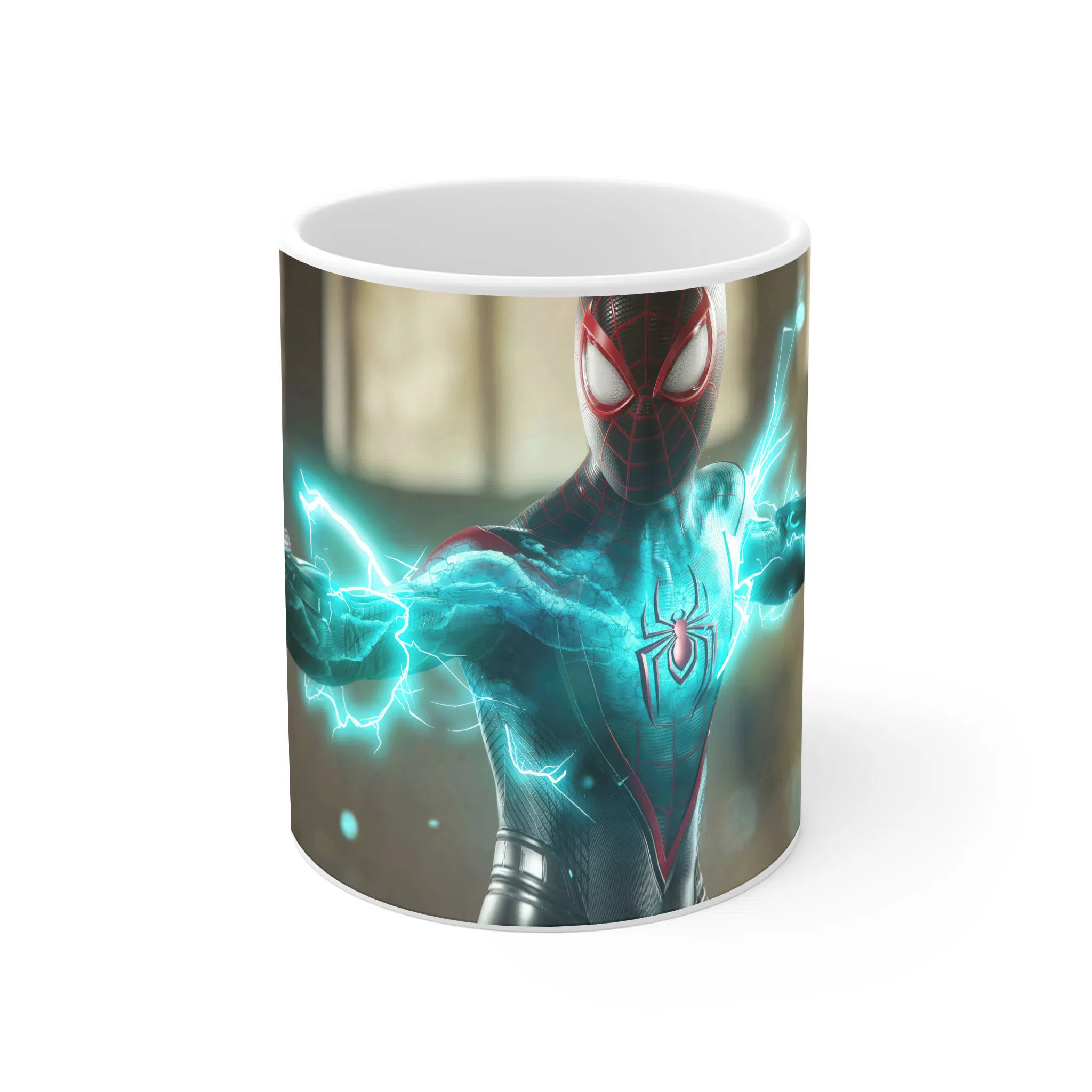 ماگ لیمینات طرح بازی اسپایدرمن مرد عنکبوتی Spider Man Game کد NM9603