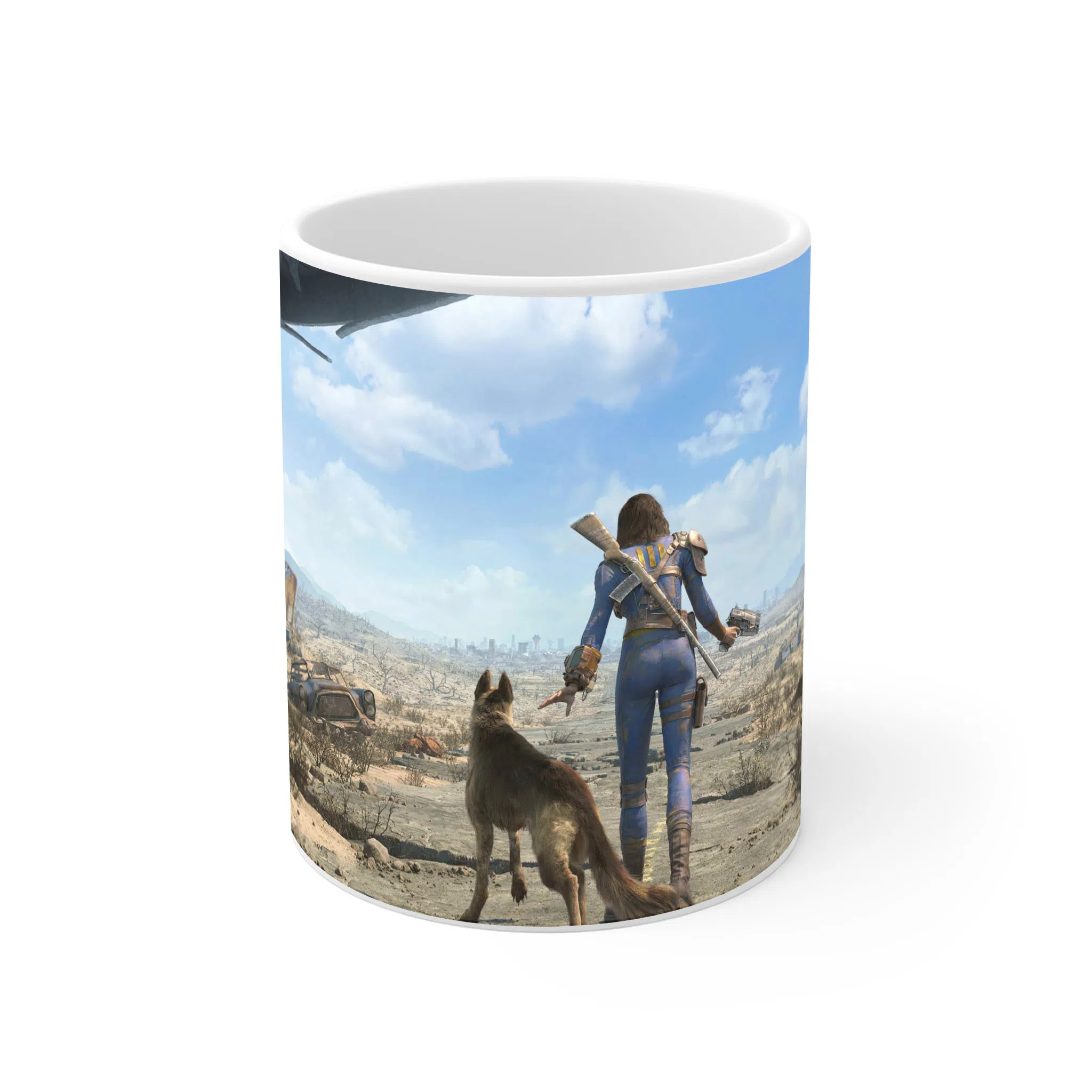 ماگ لیمینات طرح بازی Fallout Game کد NM7180 — تصویر 2