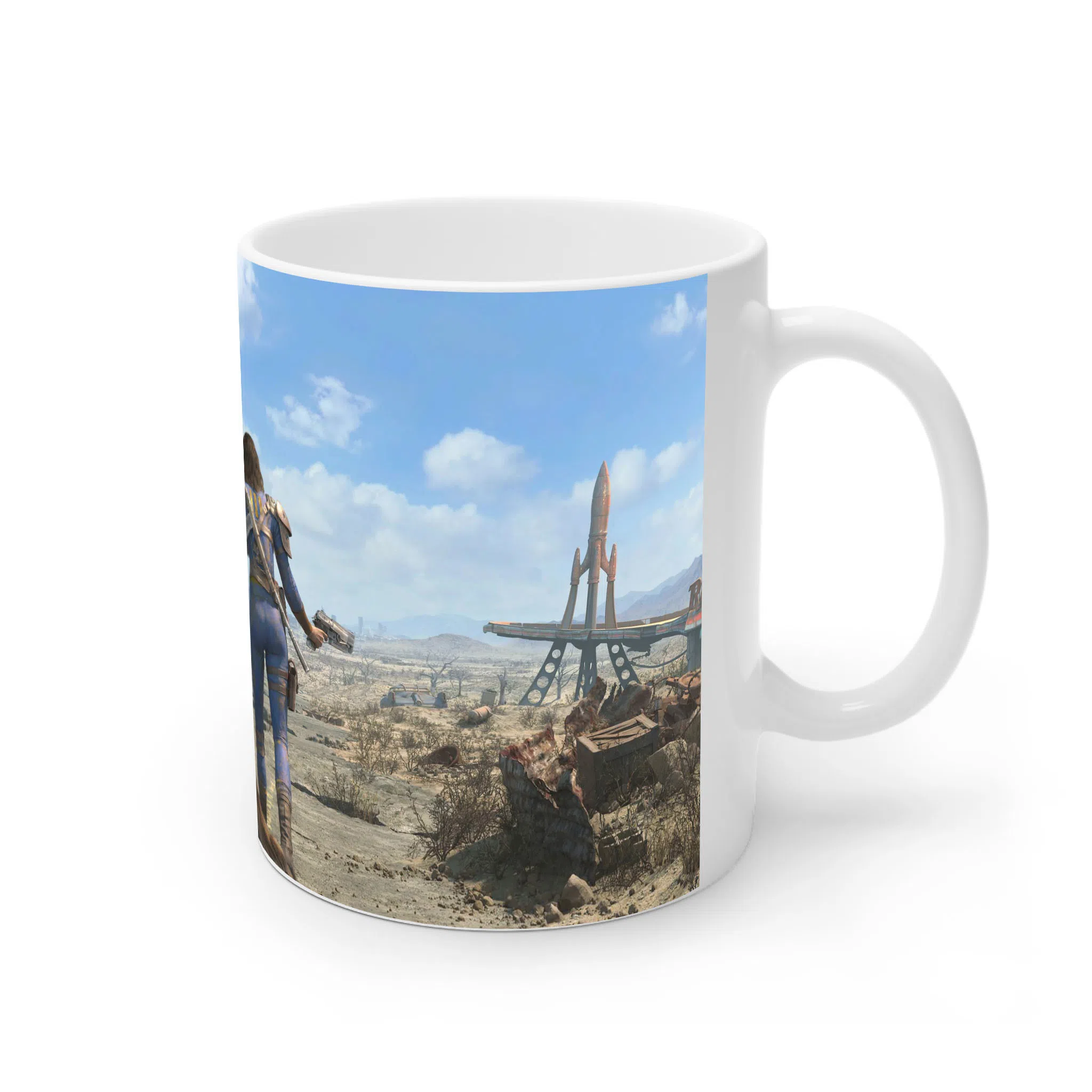 ماگ لیمینات طرح بازی Fallout Game کد NM7180 — تصویر 4