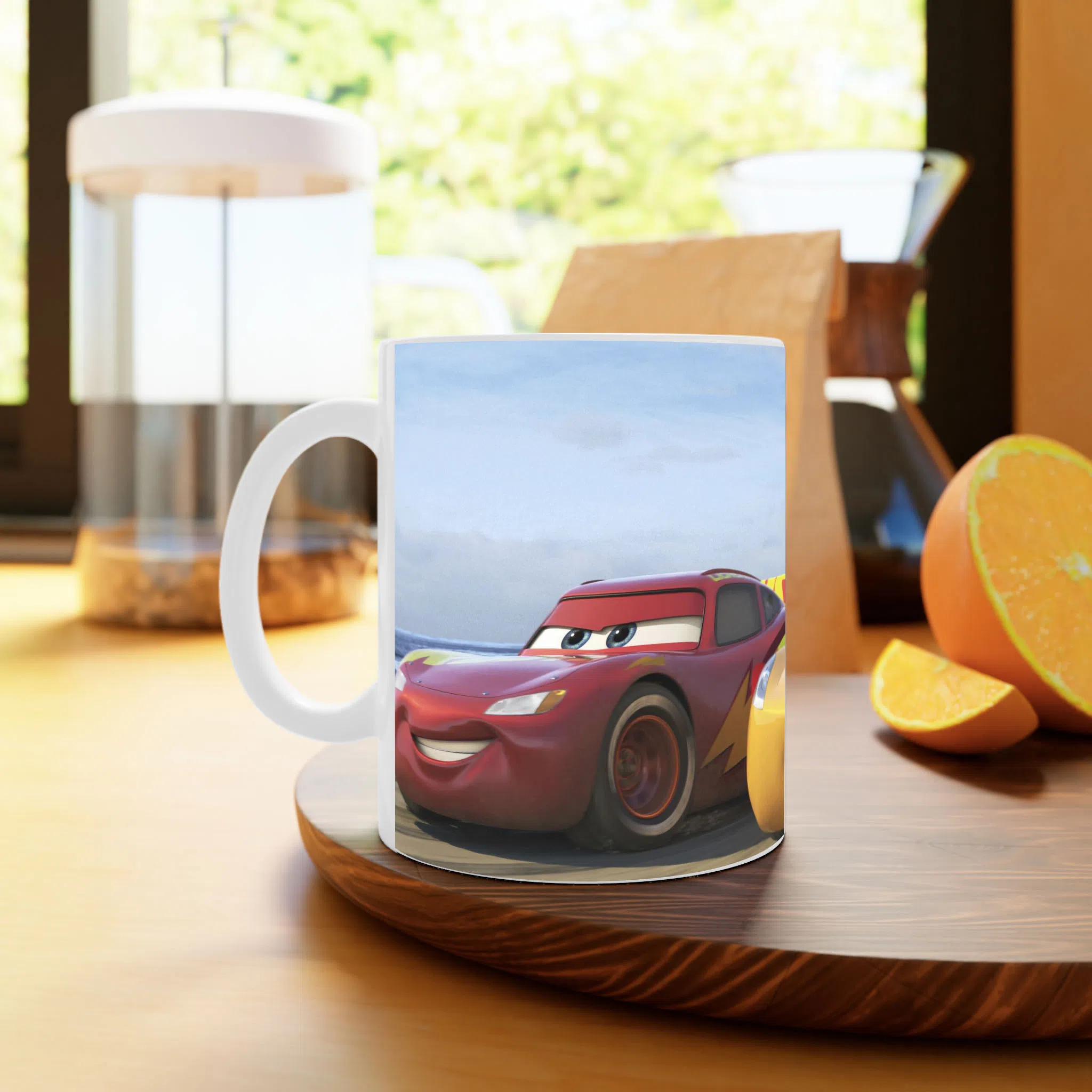 ماگ لیمینات طرح فیلم Cars کد NM11068 — تصویر 2