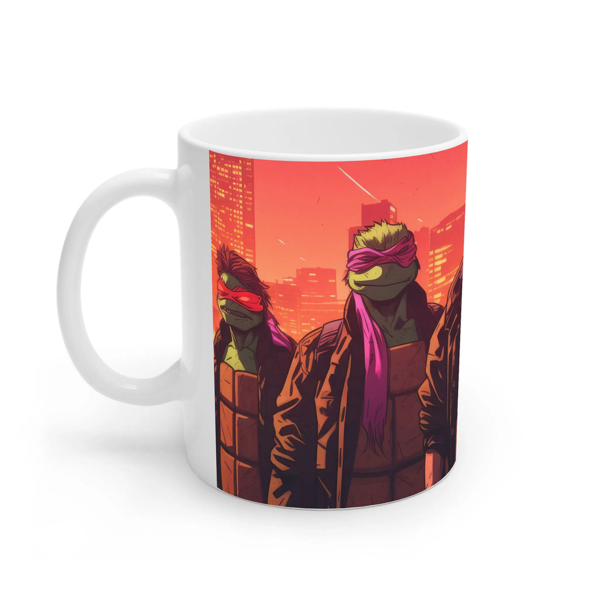 ماگ لیمینات طرح فیلم لاکپشت های نینجا Ninja Turtles کد NM12058 — تصویر 2