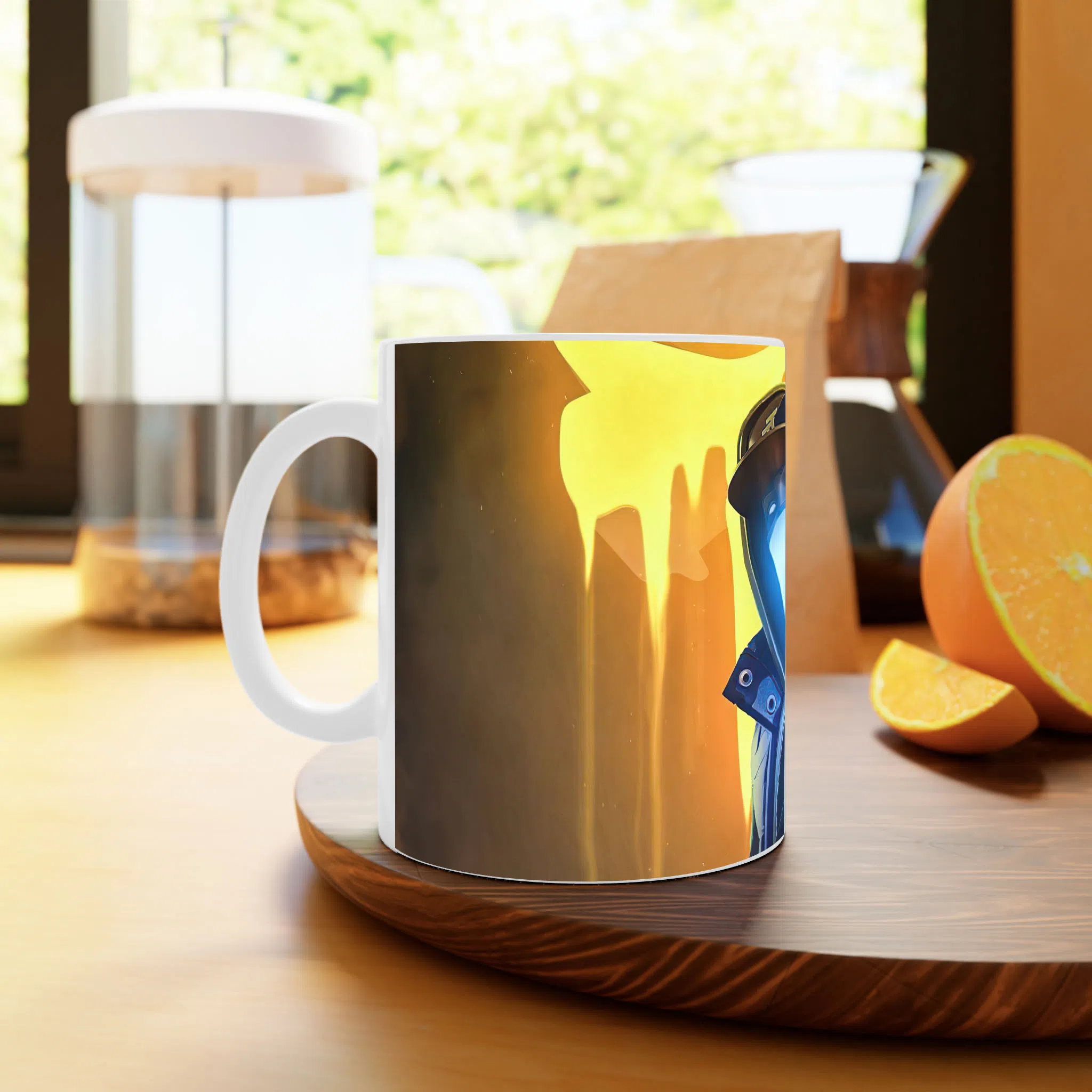 ماگ لیمینات طرح بازی Street Fighter Game کد NM9894 — تصویر 2