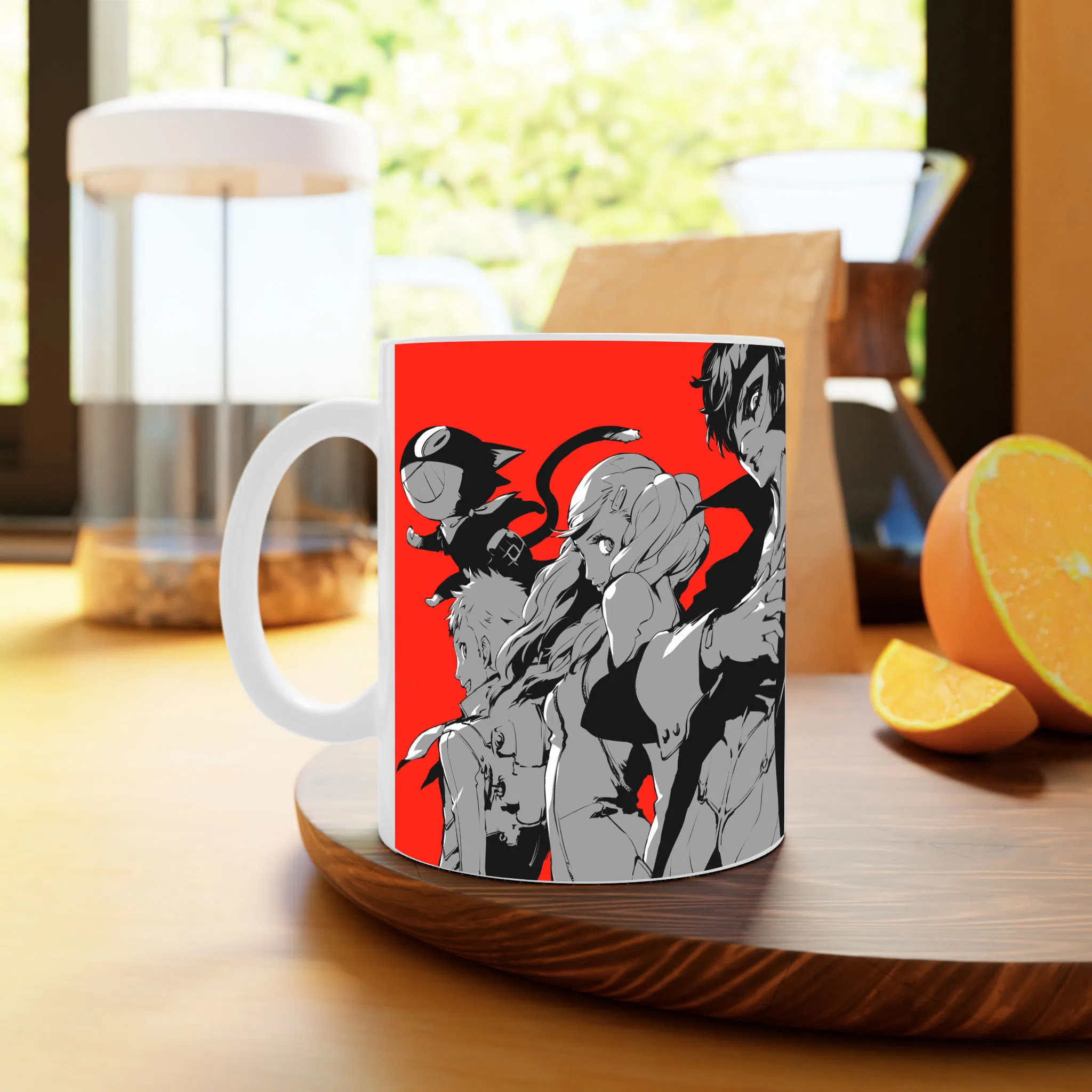 ماگ لیمینات طرح انیمه پرسونا 5 - Persona 5 کد NM3454 — تصویر 4