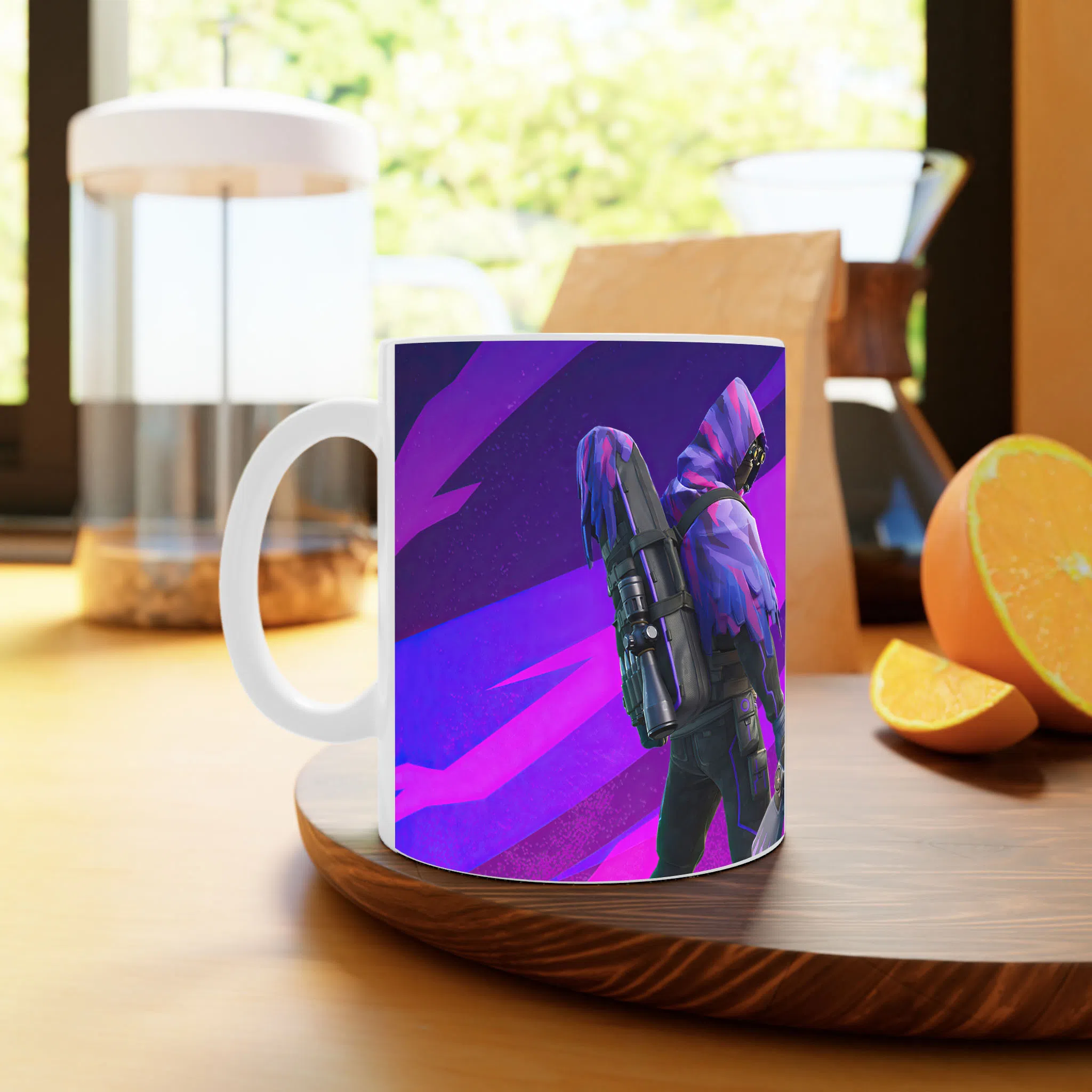 ماگ لیمینات طرح بازی فورتنایت Fortnite Game کد NM7352 — تصویر 2
