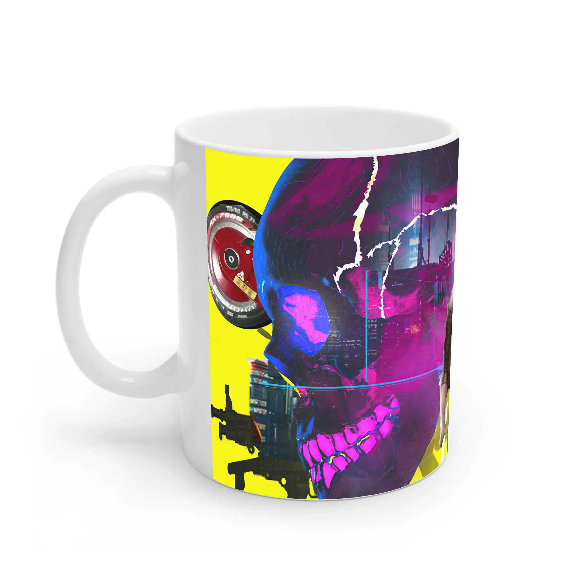ماگ لیمینات طرح بازی سایبرپانک Cyberpunk 2077 Game کد NM6594 — تصویر 2
