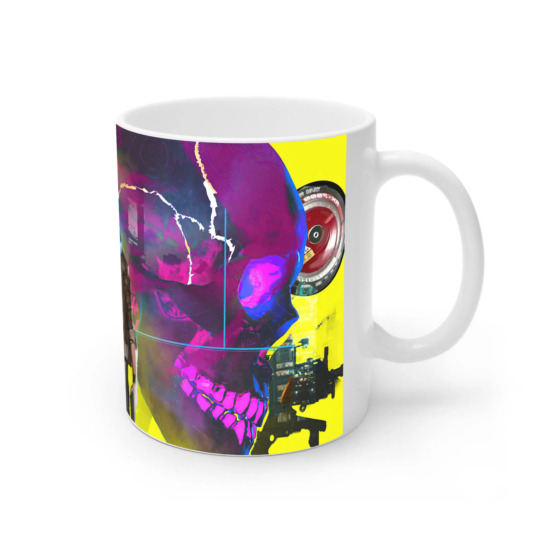 ماگ لیمینات طرح بازی سایبرپانک Cyberpunk 2077 Game کد NM6594 — تصویر 3
