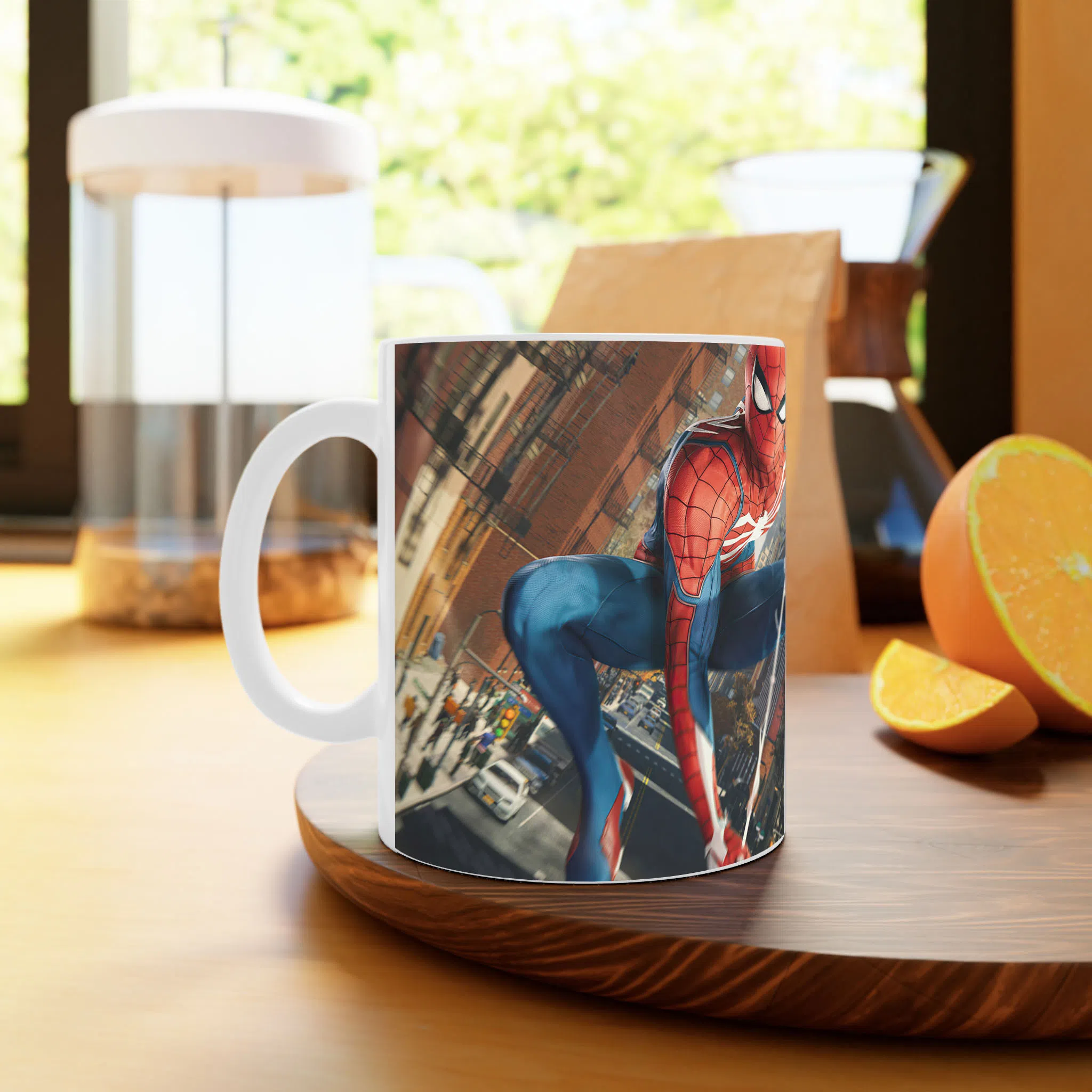 ماگ لیمینات طرح Spider Man Game کد NM9479 — تصویر 3