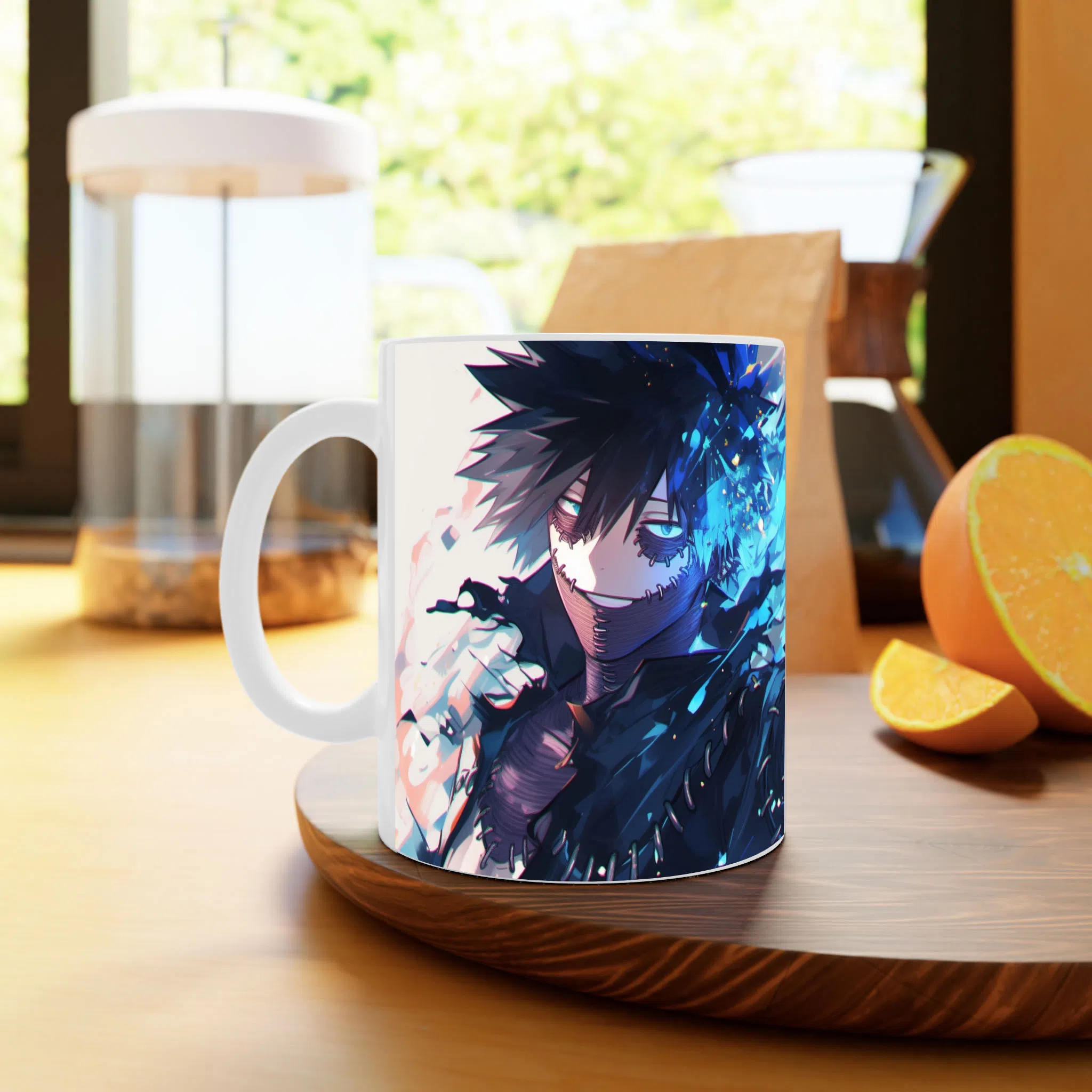 ماگ لیمینات طرح انیمه My Hero Academia - Dabi کد NM0998 — تصویر 3