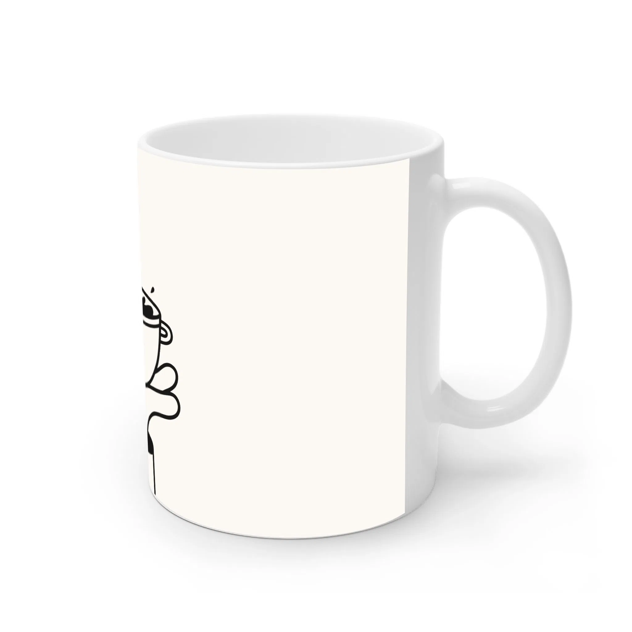 ماگ لیمینات طرح لیوان قهوه کد NM14361 — تصویر 2
