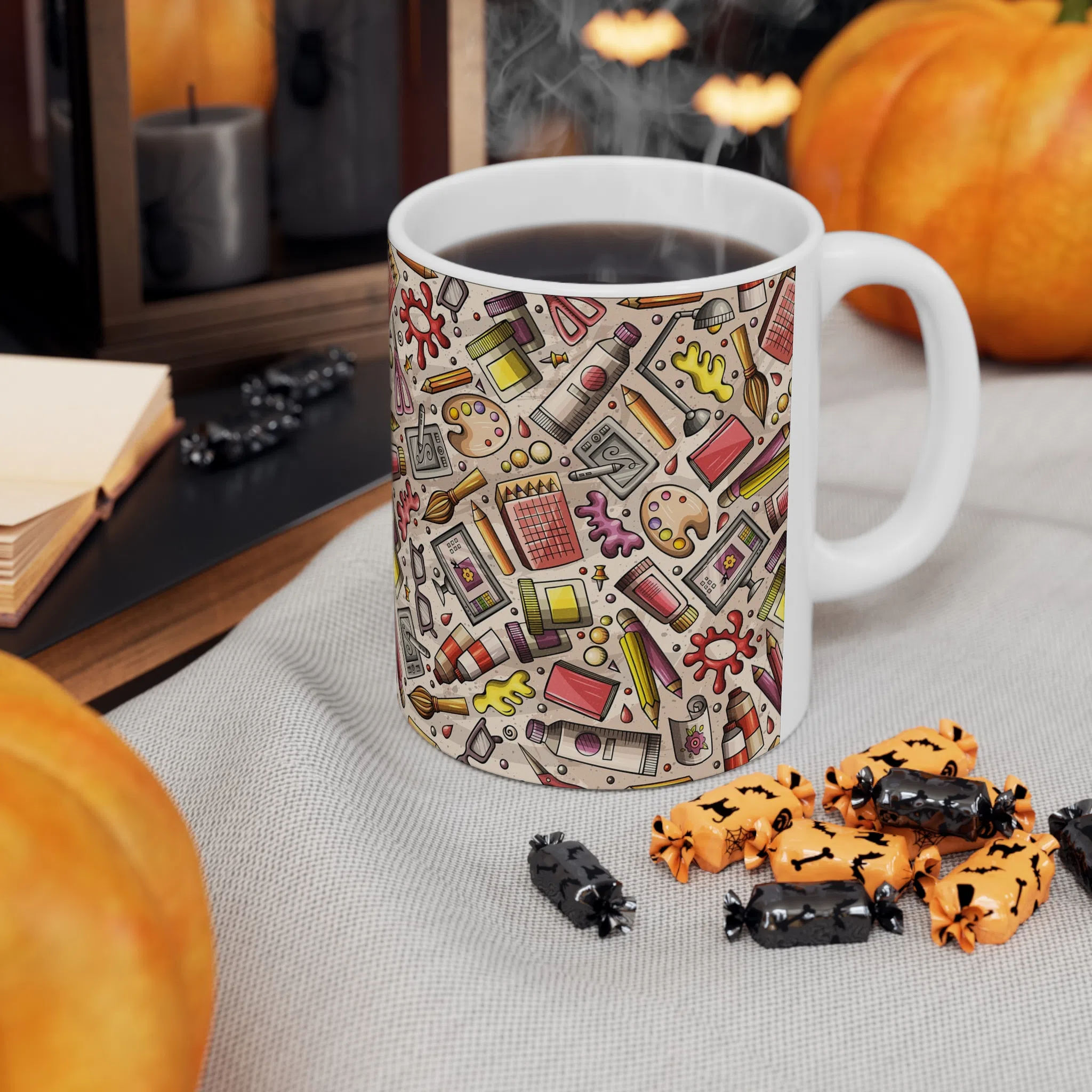 ماگ طرح نقاشی Doodle مدل NM3255 — تصویر 2