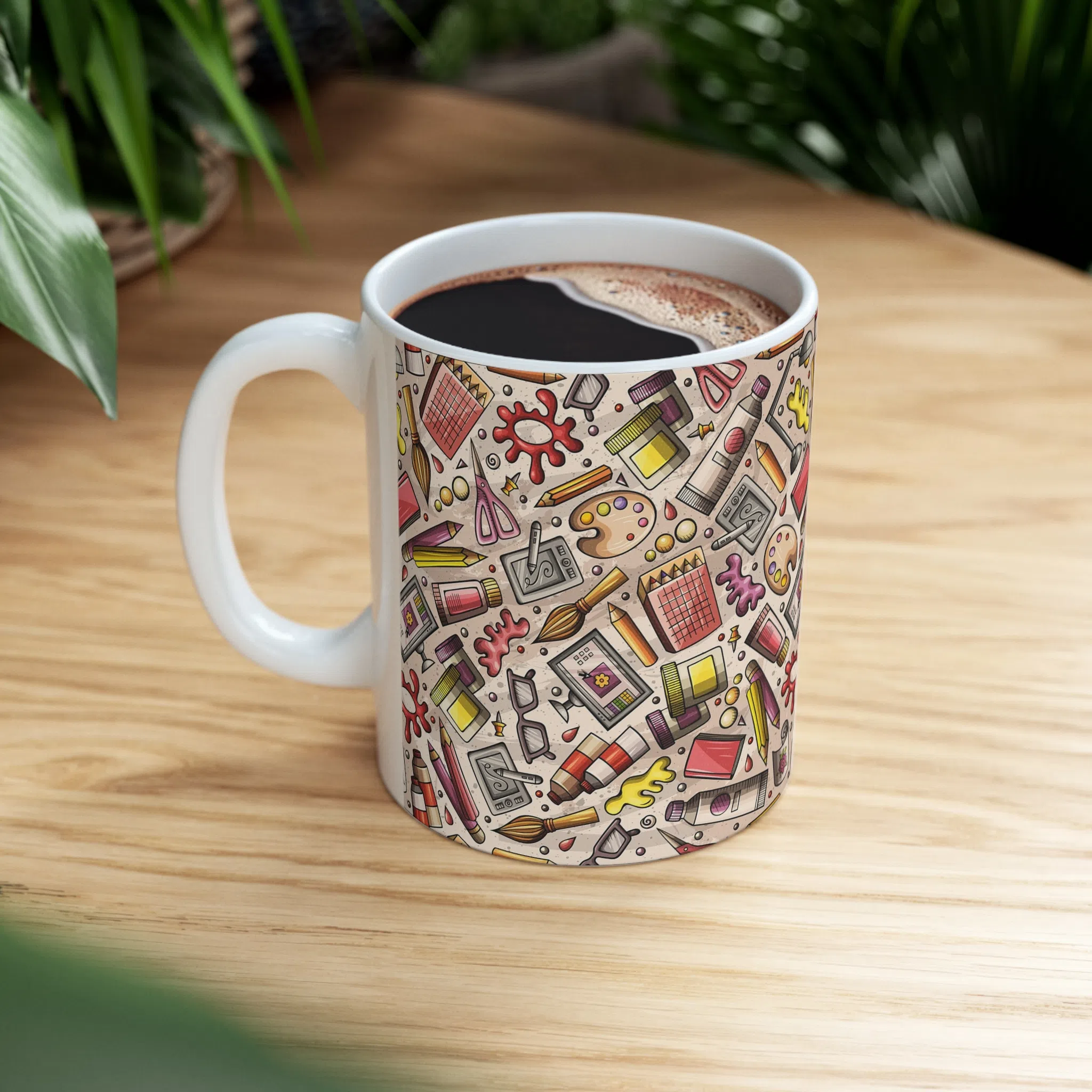 ماگ طرح نقاشی Doodle مدل NM3255 — تصویر 4