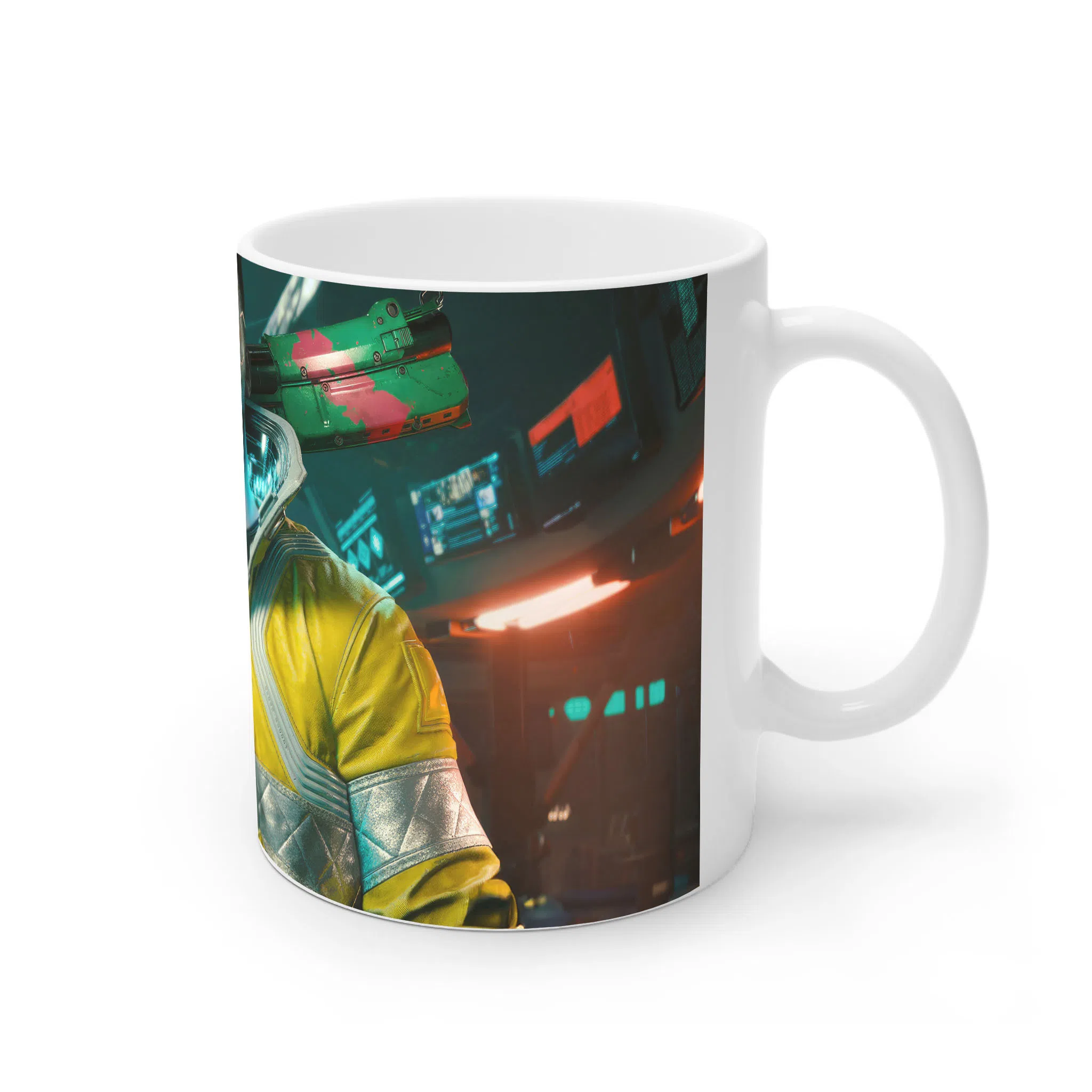 ماگ لیمینات طرح بازی سایبرپانک Cyberpunk 2077 Game کد NM6591 — تصویر 3