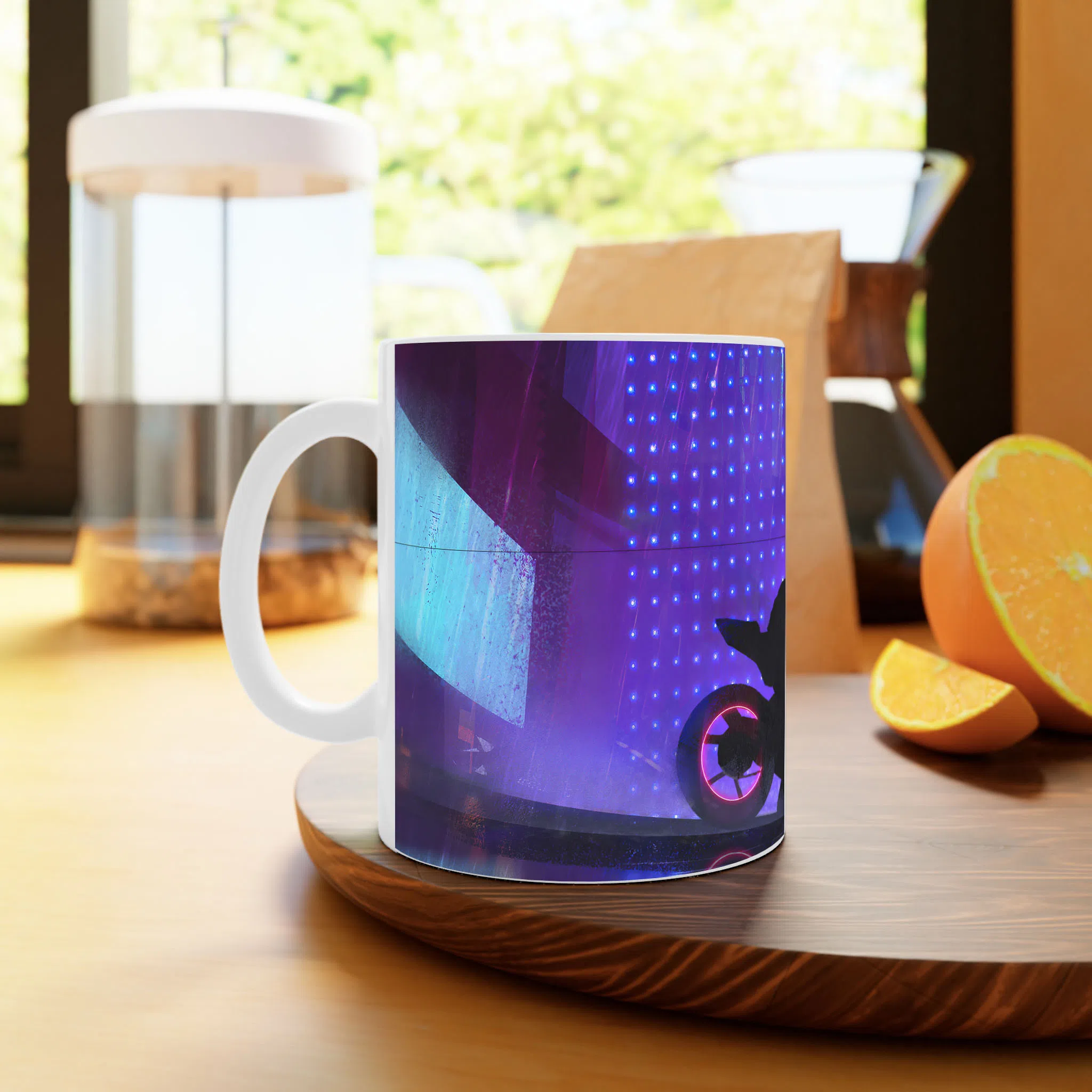 ماگ لیمینات طرح بازی سایبرپانک Cyberpunk 2077 Game کد NM6669 — تصویر 3