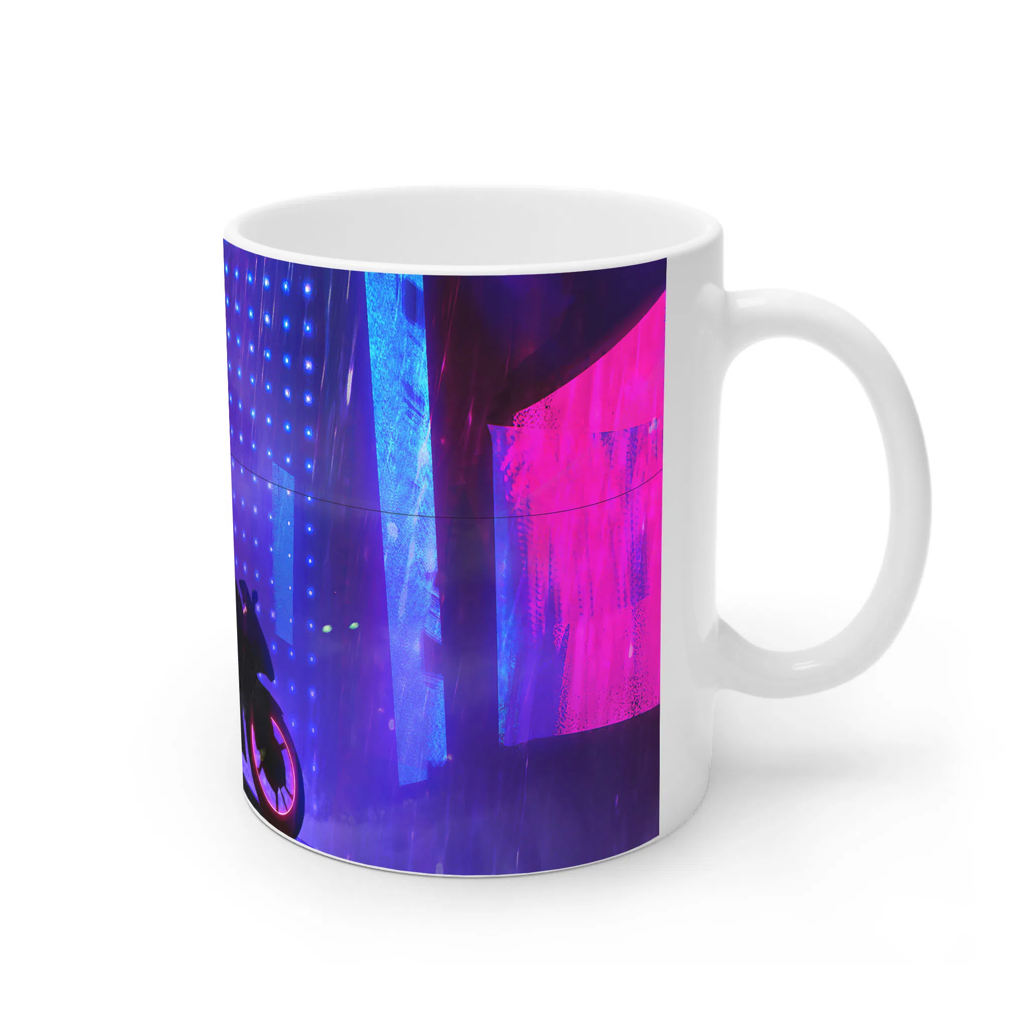 ماگ لیمینات طرح بازی سایبرپانک Cyberpunk 2077 Game کد NM6669 — تصویر 4