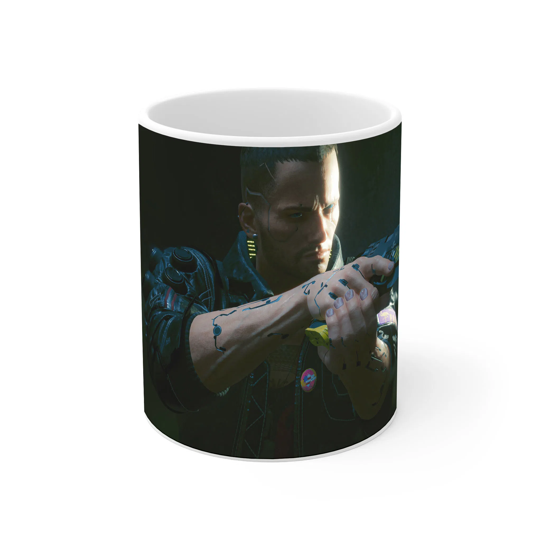 ماگ لیمینات طرح بازی سایبرپانک Cyberpunk 2077 Game کد NM6787 — تصویر 4