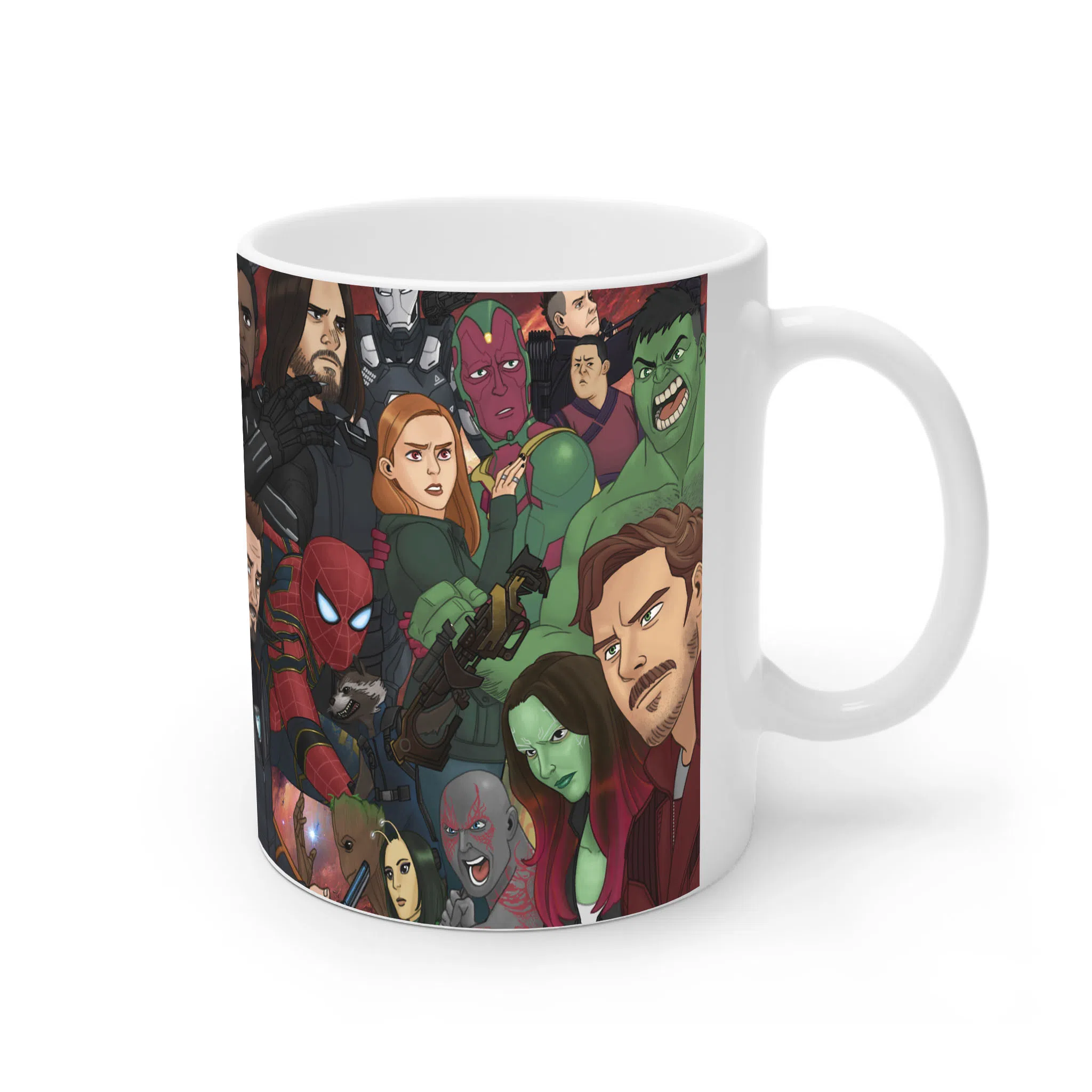 ماگ لیمینات طرح فیلم انتقام جویان Avengers کد NM10637 — تصویر 2