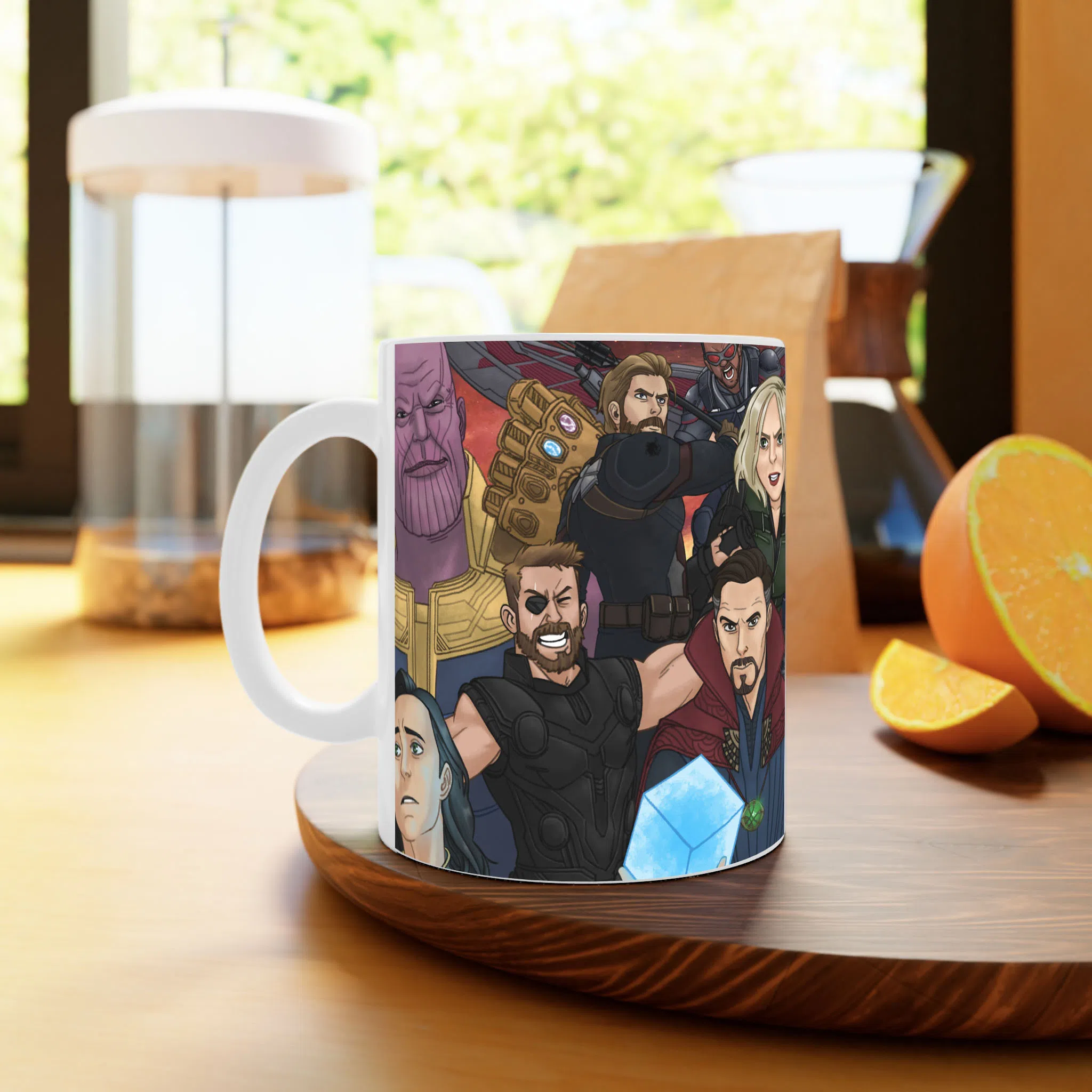 ماگ لیمینات طرح فیلم انتقام جویان Avengers کد NM10637 — تصویر 3