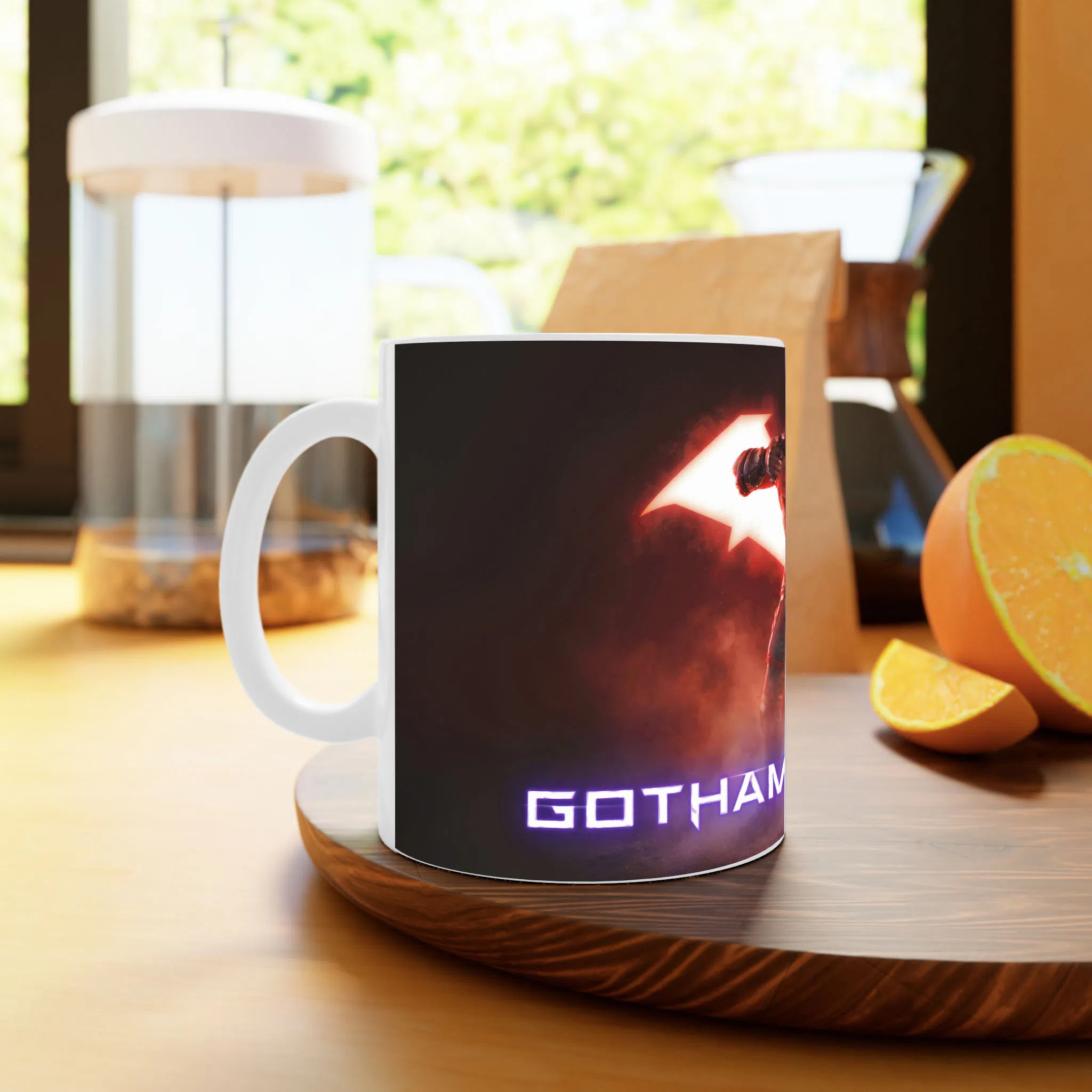 ماگ لیمینات طرح بازی Gotham Knights Game کد NM7874 — تصویر 2