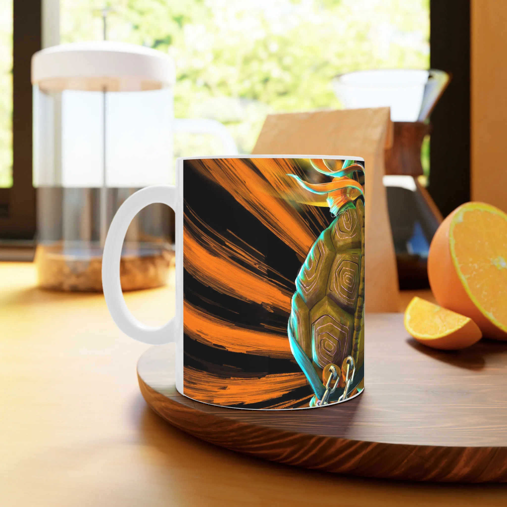 ماگ لیمینات طرح فیلم لاکپشت های نینجا Ninja Turtles کد NM12050 — تصویر 3