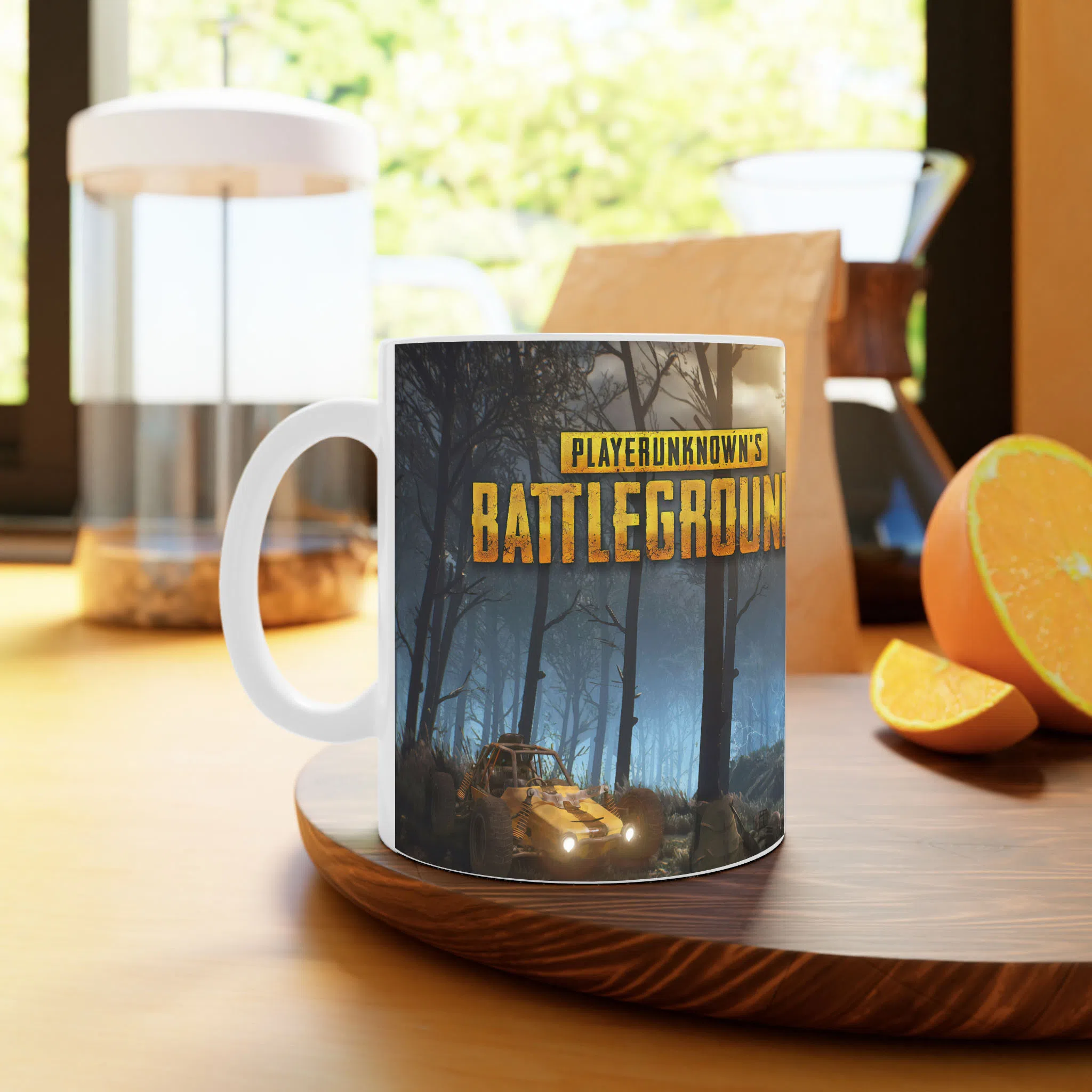 ماگ لیمینات طرح بازی پابجی PUBG Game کد NM8934 — تصویر 3