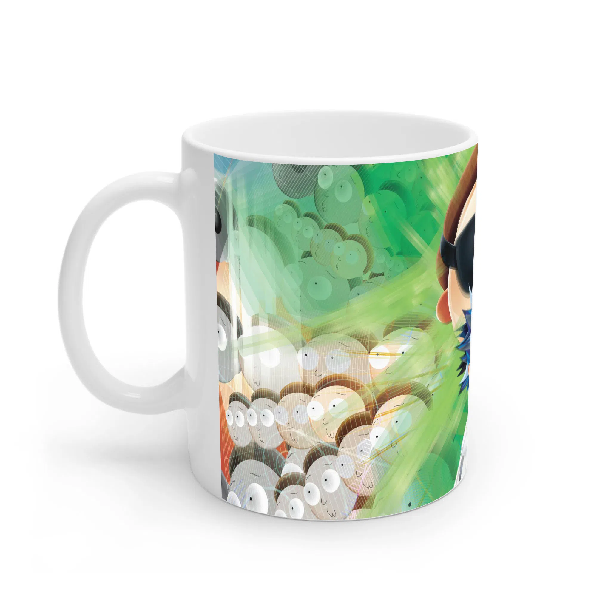 ماگ لیمینات طرح سریال ریک و مورتی Rick and Morty کد NM4928 — تصویر 2