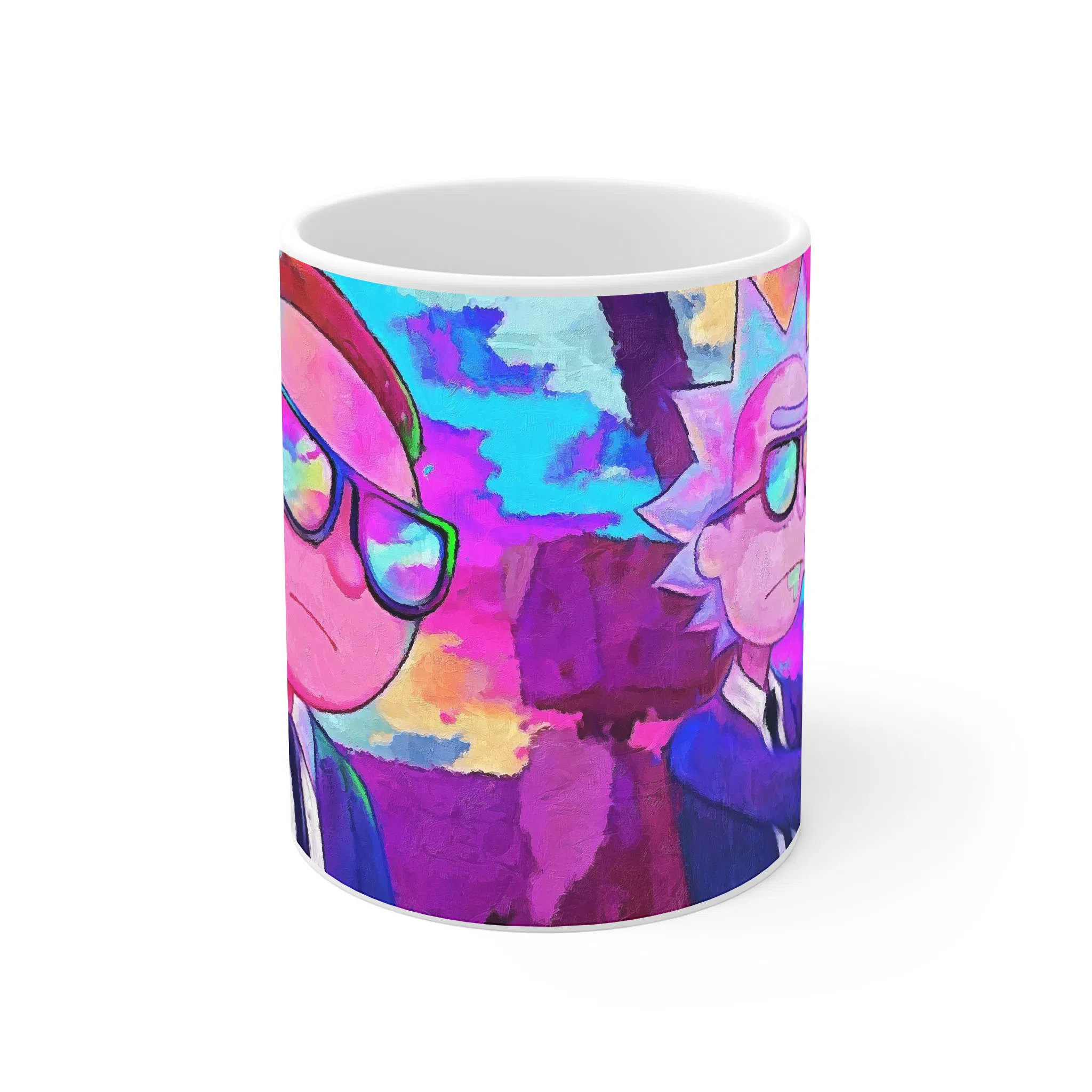 ماگ لیمینات طرح سریال ریک و مورتی Rick and Morty کد NM4891