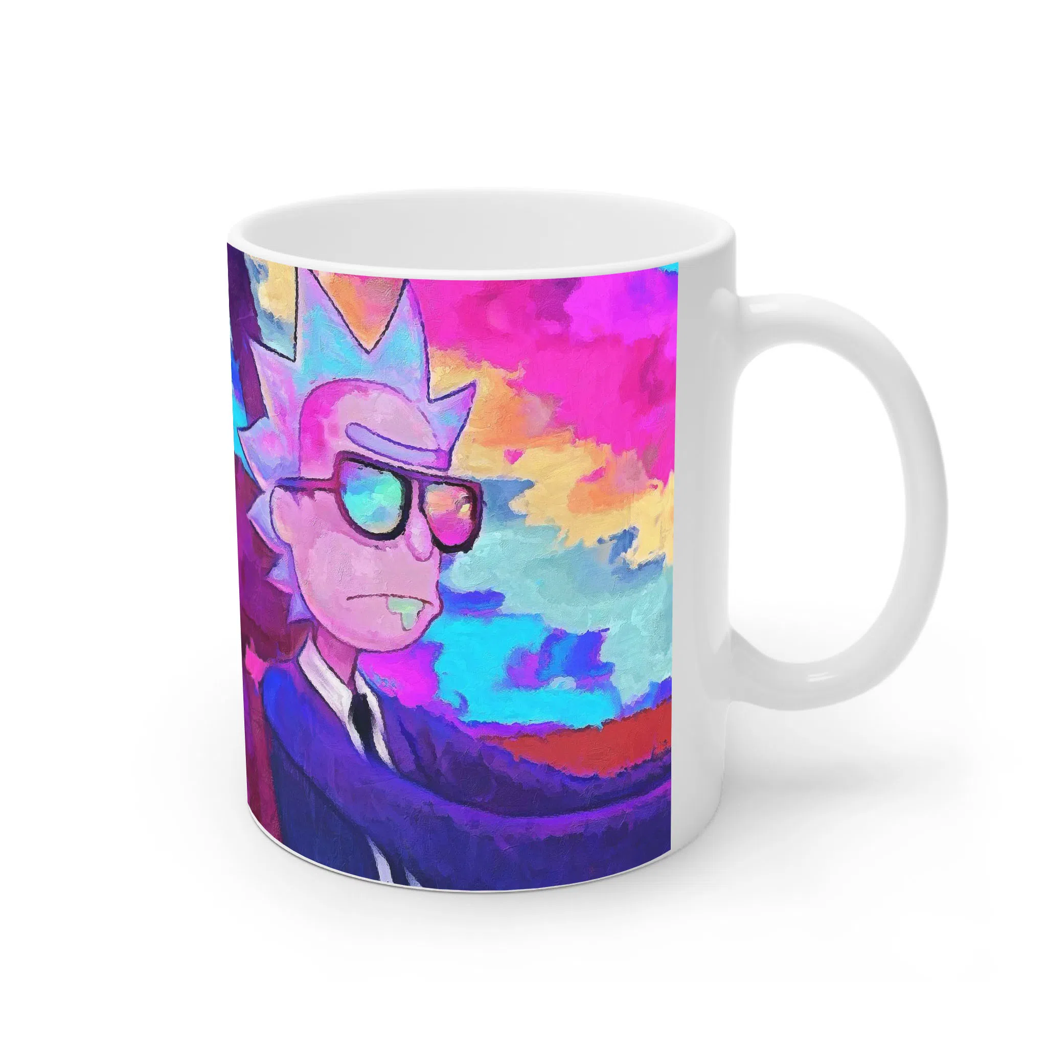 ماگ لیمینات طرح سریال ریک و مورتی Rick and Morty کد NM4891 — تصویر 2