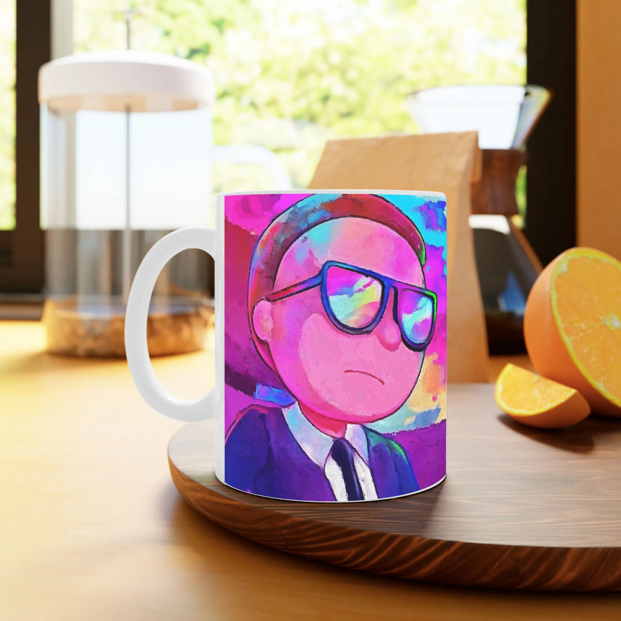 ماگ لیمینات طرح سریال ریک و مورتی Rick and Morty کد NM4891 — تصویر 4