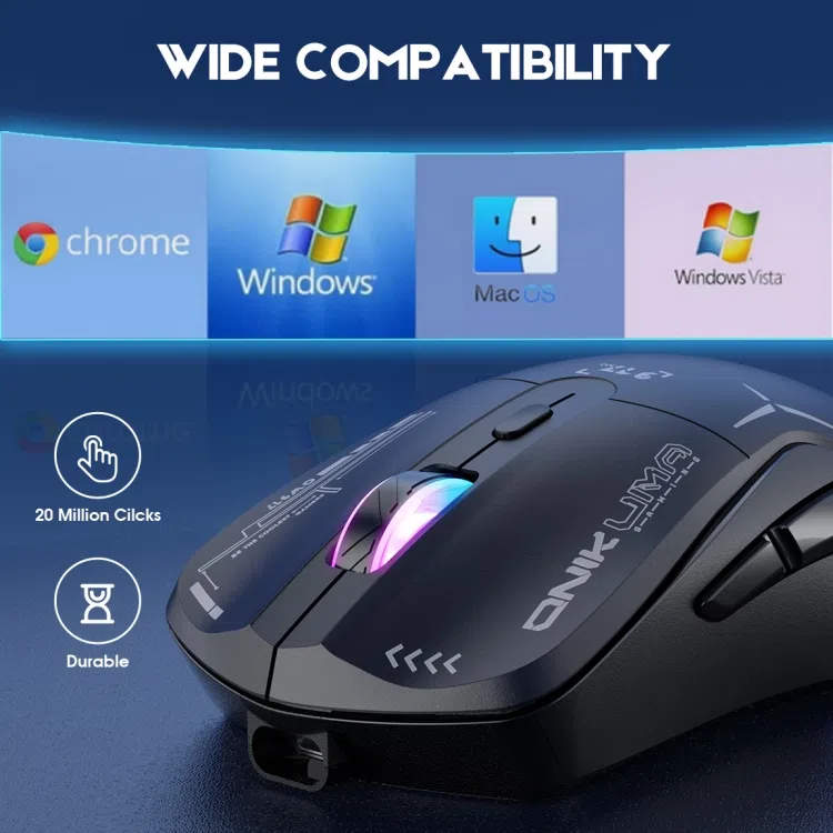 ماوس بی سیم گیمینگ اونیکوما مدل CW917 Dual Mode — تصویر 8
