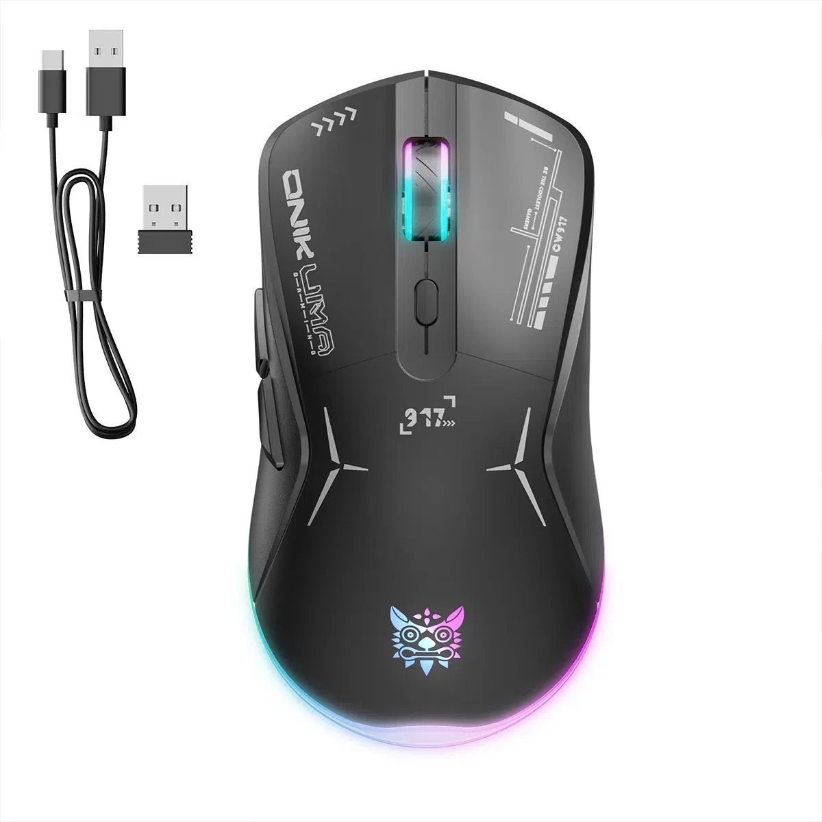 ماوس بی سیم گیمینگ اونیکوما مدل CW917 Dual Mode — تصویر 11
