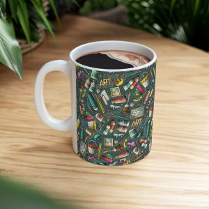 ماگ طرح پترن نقاشی مدل NM3260