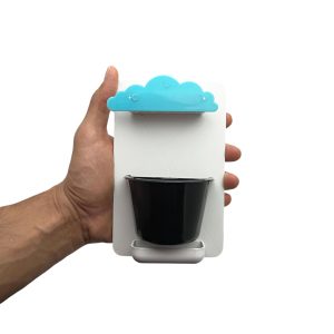 گلدان دکوری مدل ابر بارانی کد NBF006M