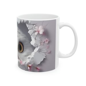 ماگ طرح سه بعدی حیوانات جغد owl مدل NM3204