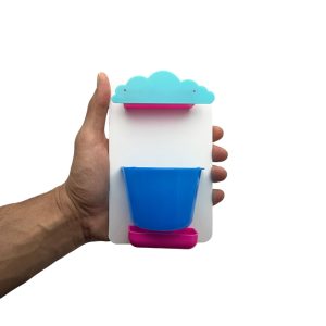 گلدان دکوری مدل ابر بارانی کد NBF009M