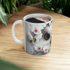 ماگ طرح سه بعدی حیوانات جغد owl مدل NM3185