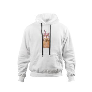 هودی زنانه نورو استور مدل قهوه آیس لاته کد NPC0274