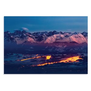 پوستر طرح کوهستان تاترا Tatra Mountains مدل NV0880